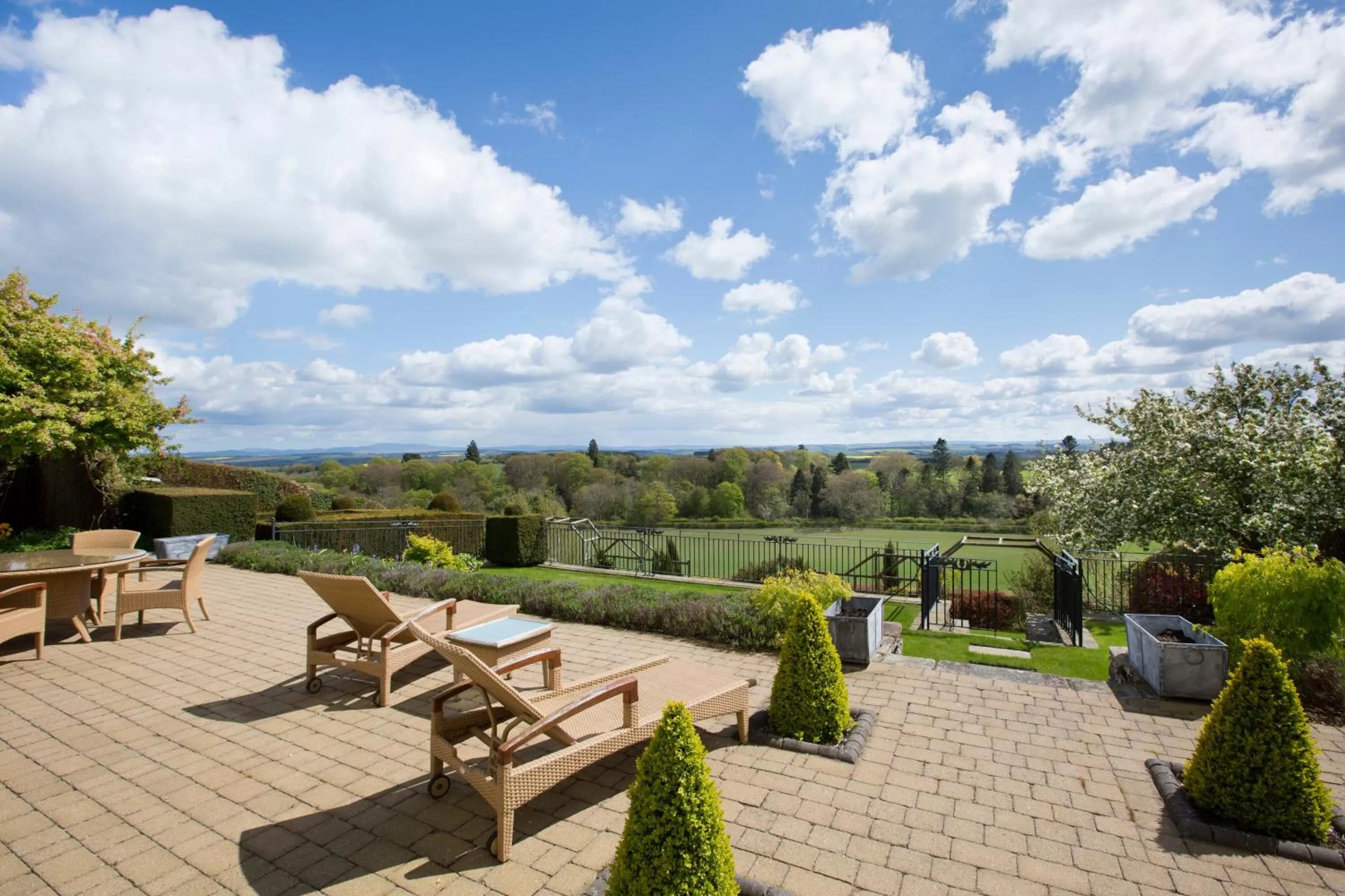 Garden view in Bowden House B&B