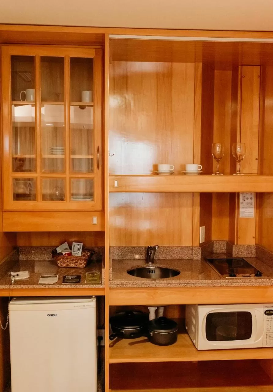 Kitchen or kitchenette in Dall’Onder Grande Hotel Bento Gonçalves
