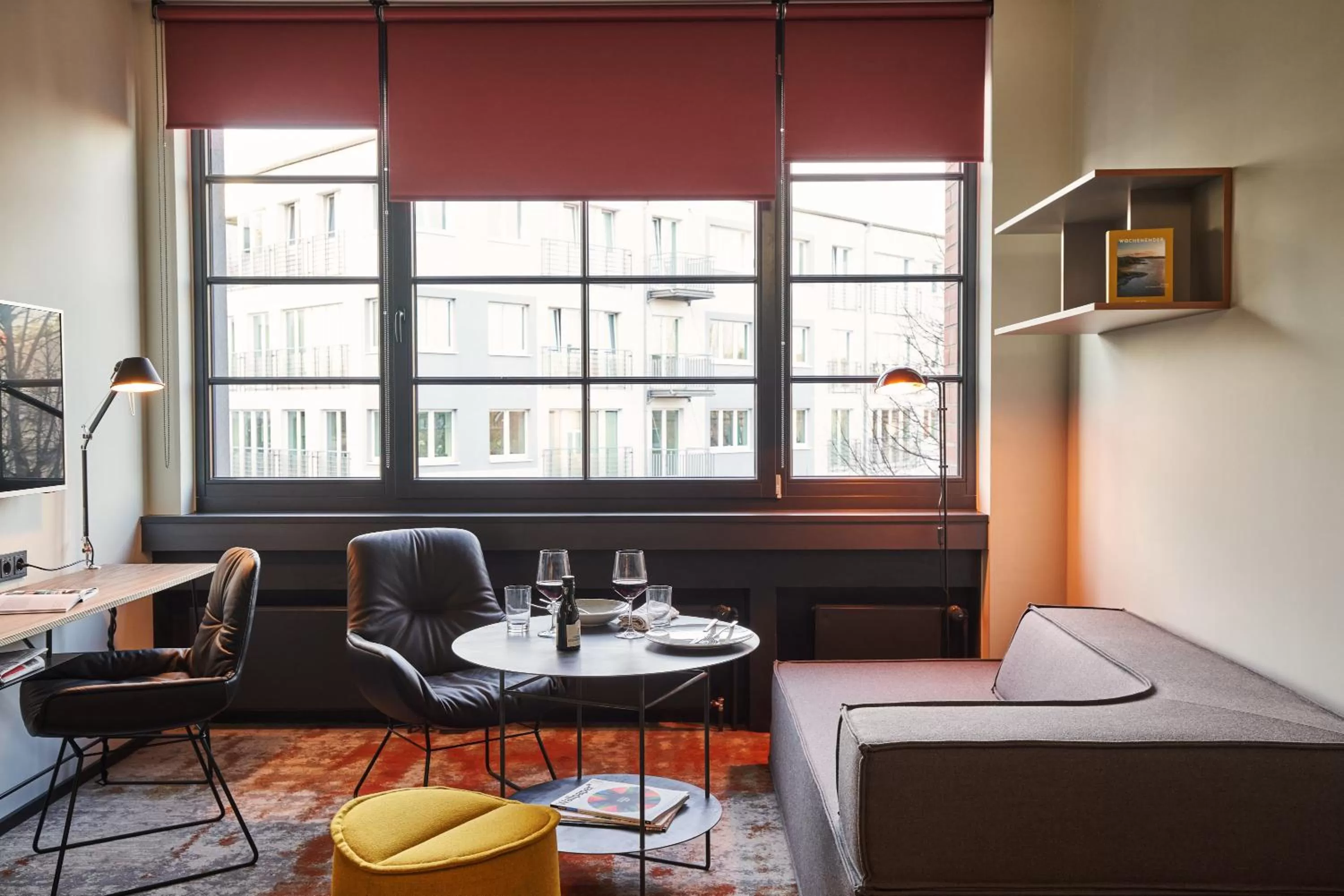 Living room in hood house