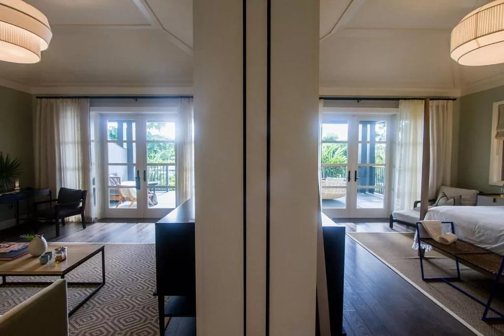 Living room, Bed in The Island House