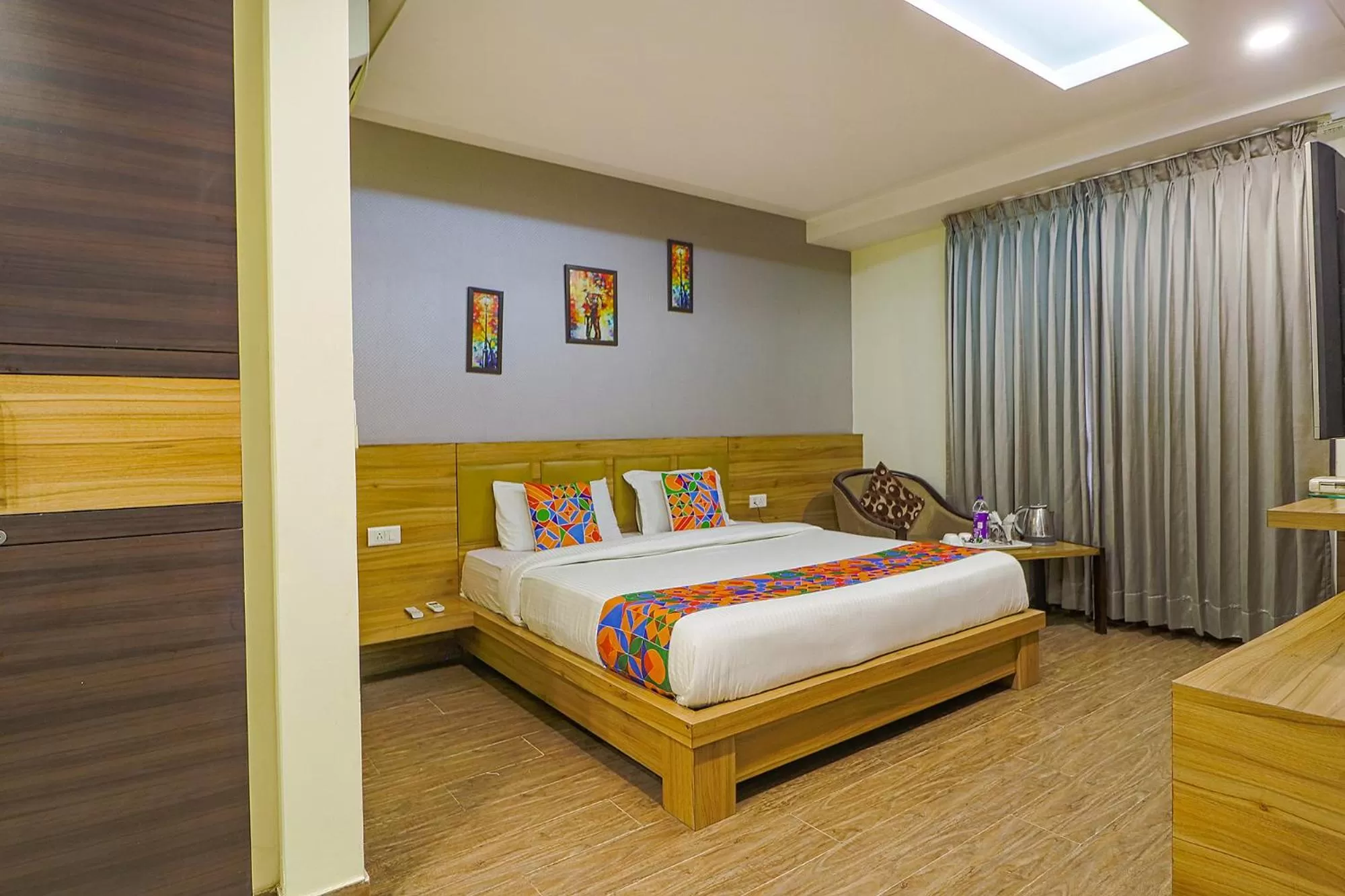 Photo of the whole room, Bed in FabHotel Prime Z Grand