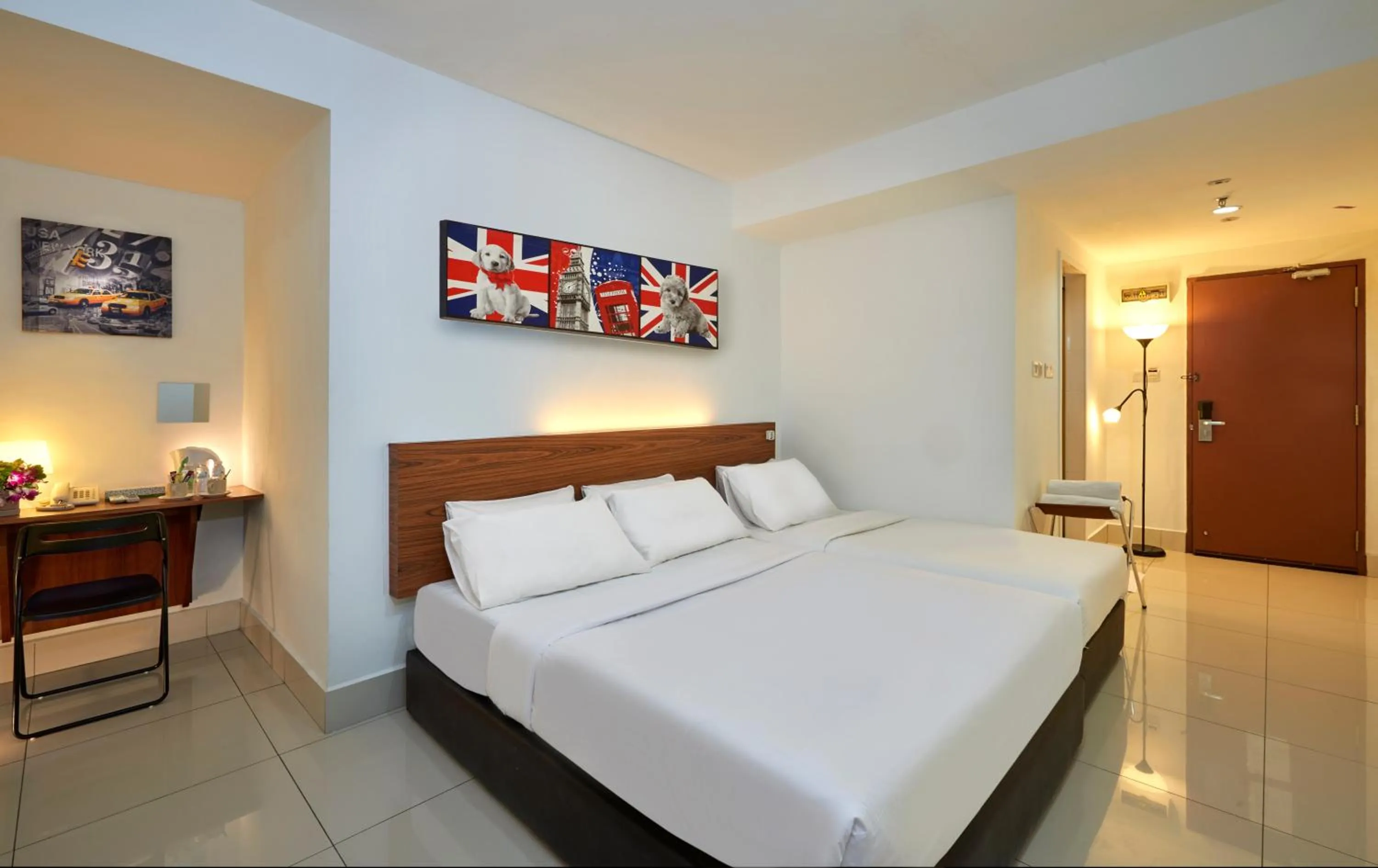 Bed in V Hotel Kuala Lumpur