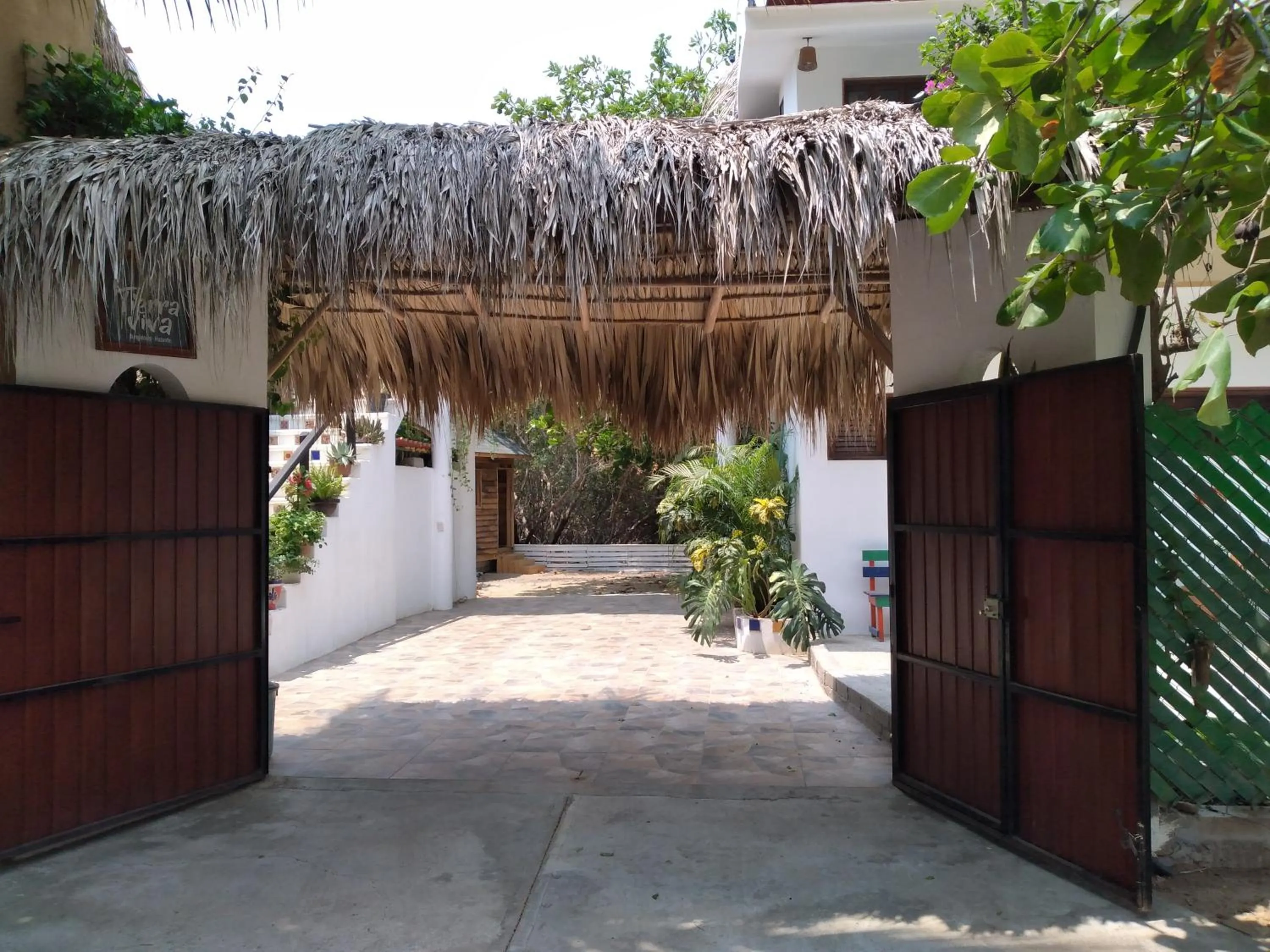 Facade/entrance in Casa Mazunte Tierra Viva