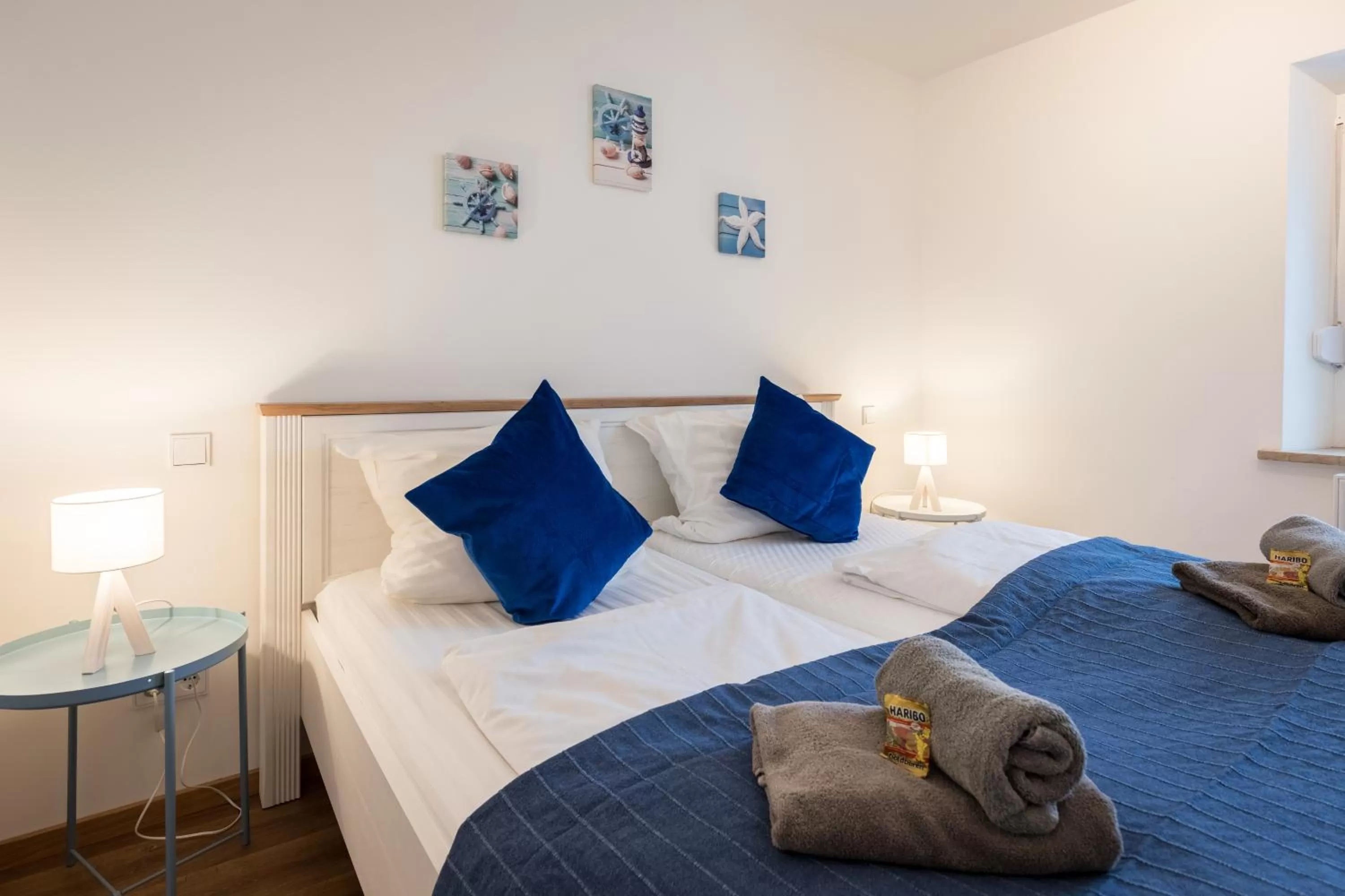 Bedroom, Bed in Arbio I Cozy Apartments Augsburg-Lechhausen