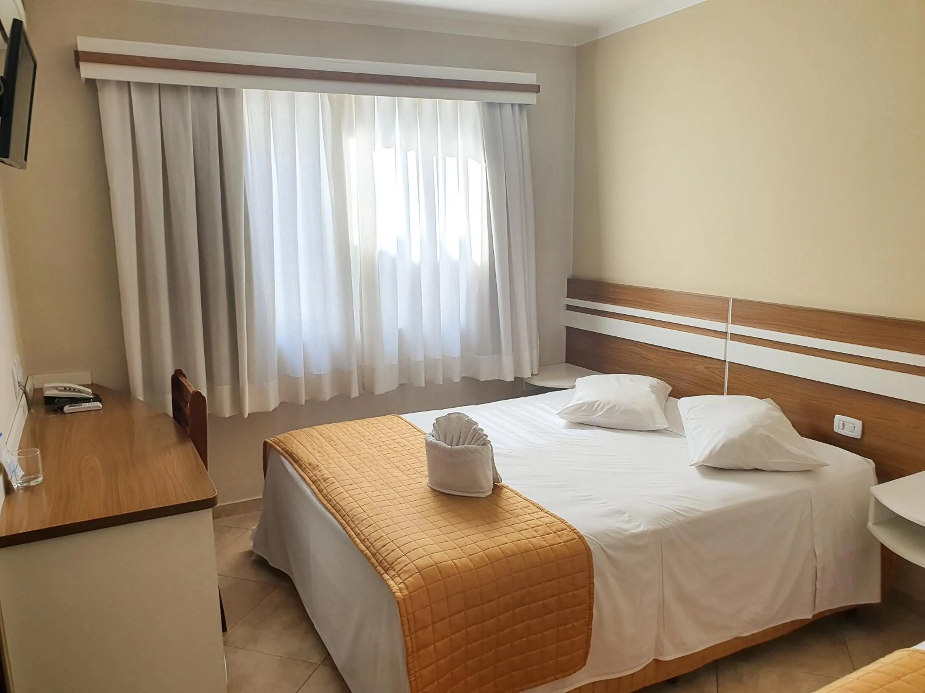 Bed in San Marino Palace Hotel