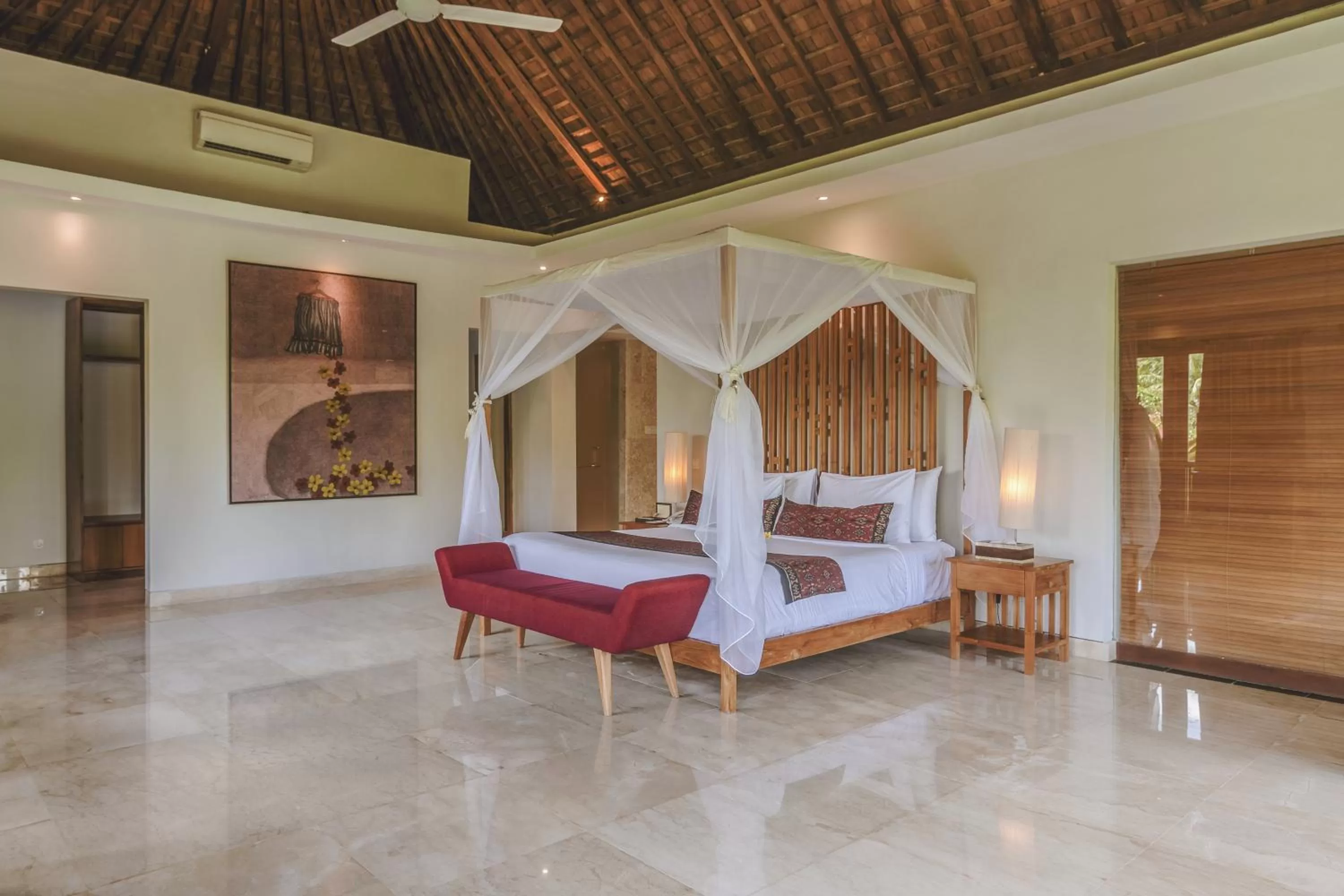 Bed in Puri Sebali Resort