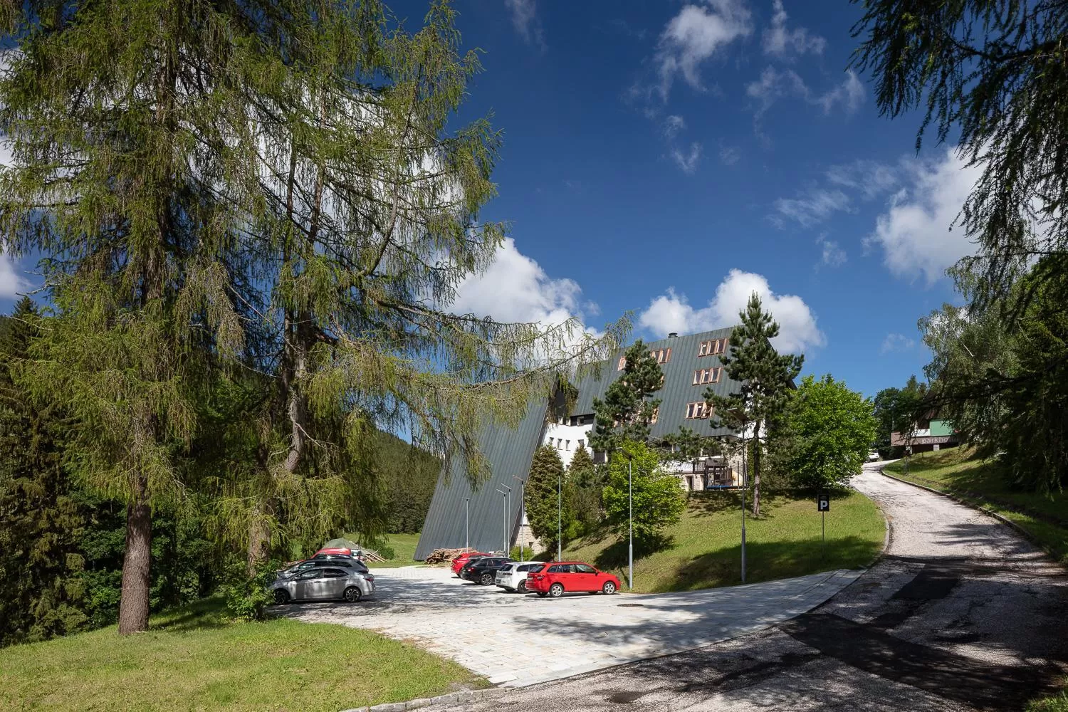 Facade/entrance in Pytloun Wellness Hotel Harrachov