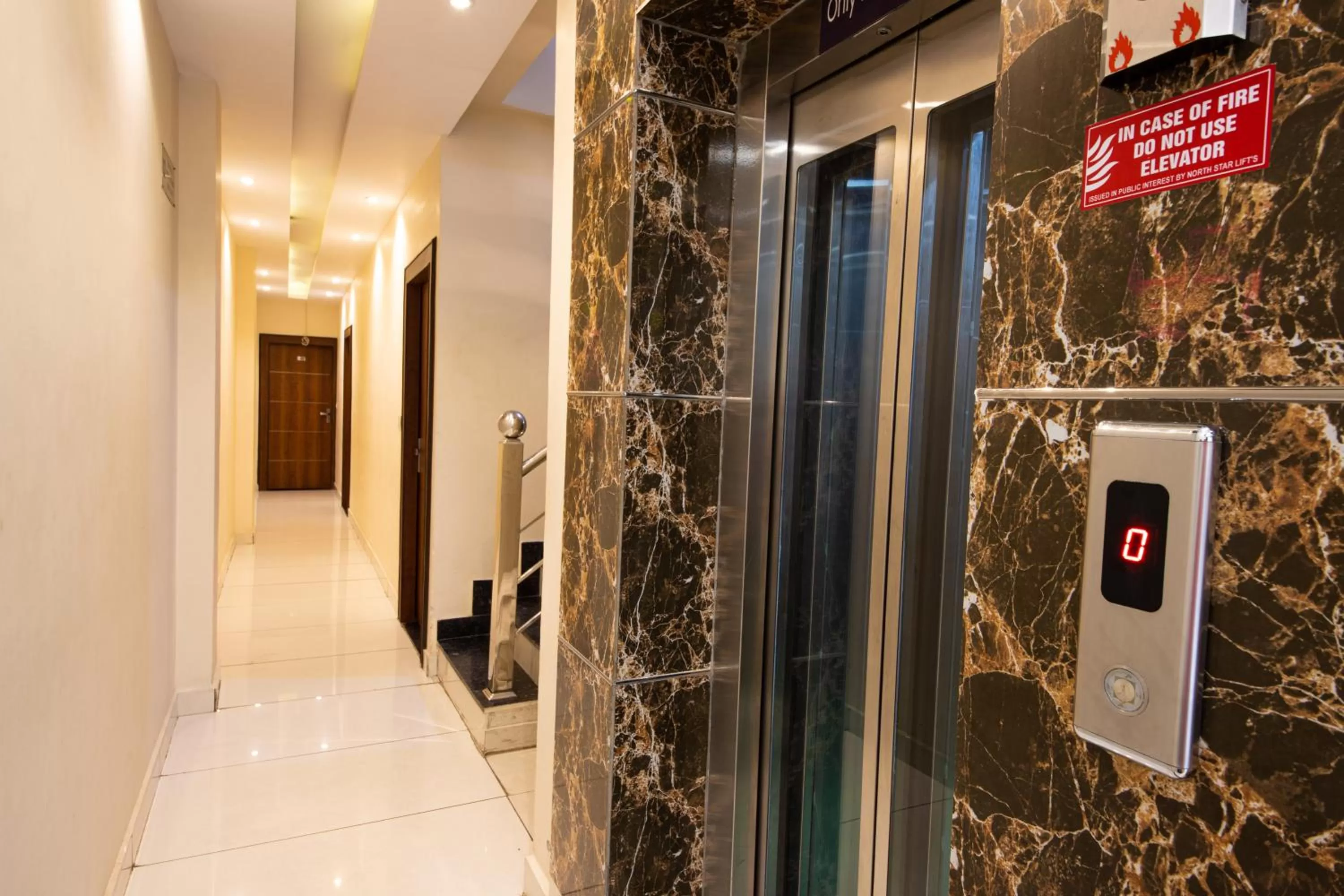 elevator in Perfect Stayz Dwarkesh - Hotel Near Haridwar Railway station