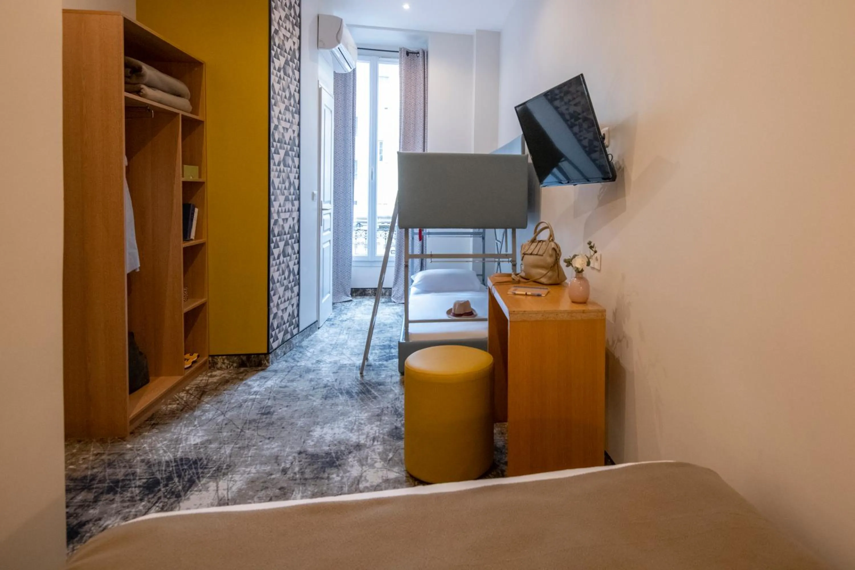 Bedroom in Hotel d'Ostende