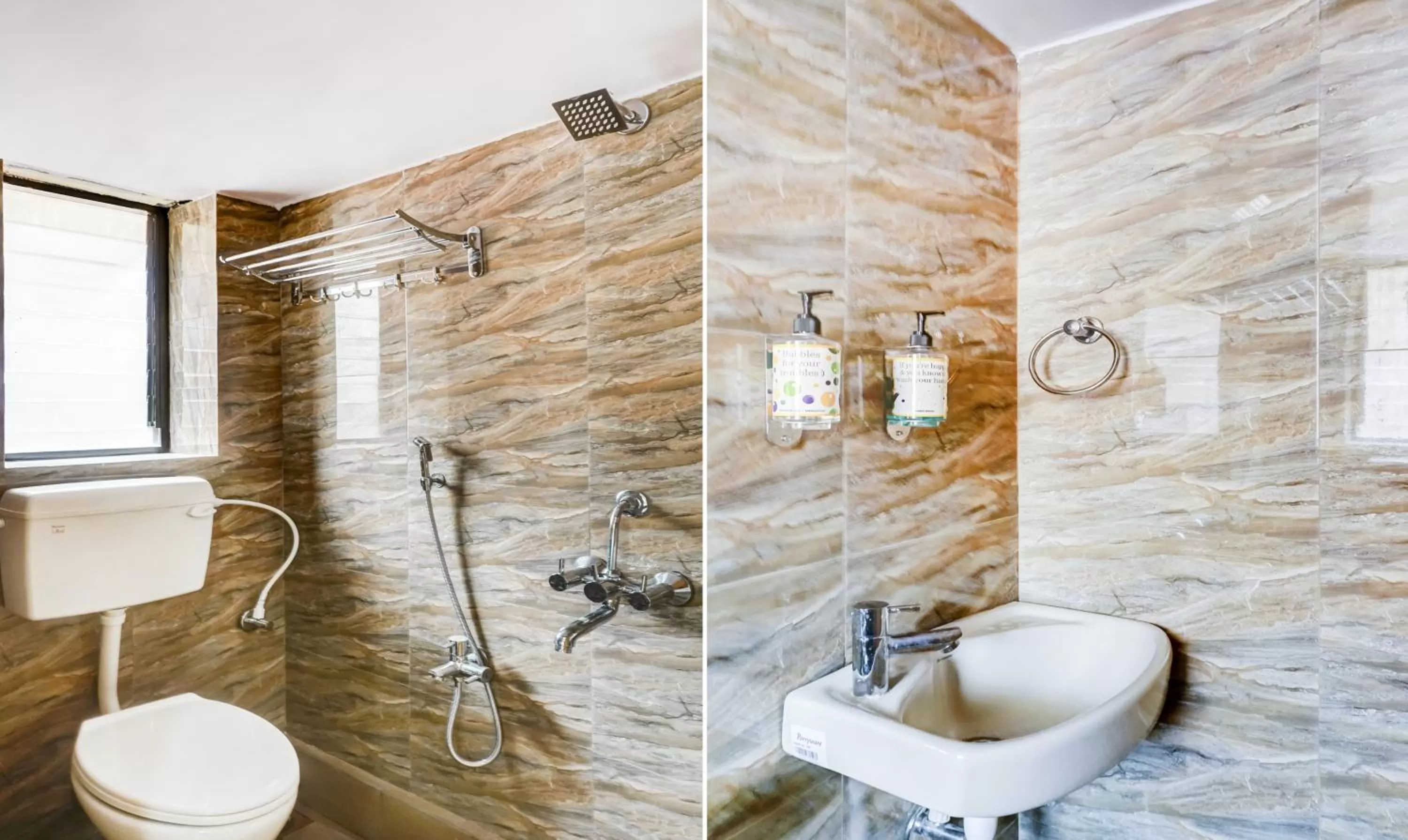 Bathroom in Hotel Bestow Inn Koregaon Park Pune -Near Osho Ashram