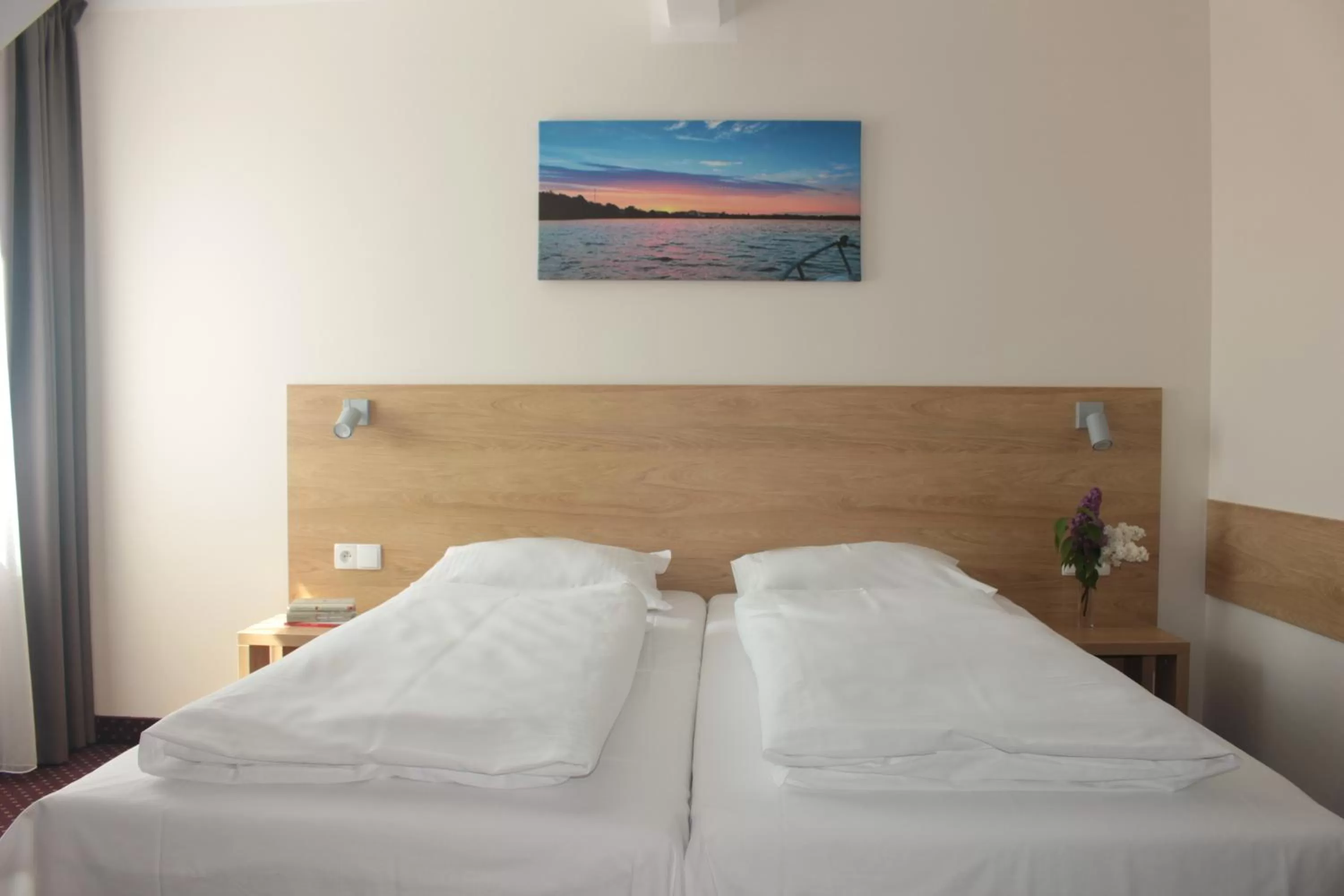 Bed in Hotel Huszcza