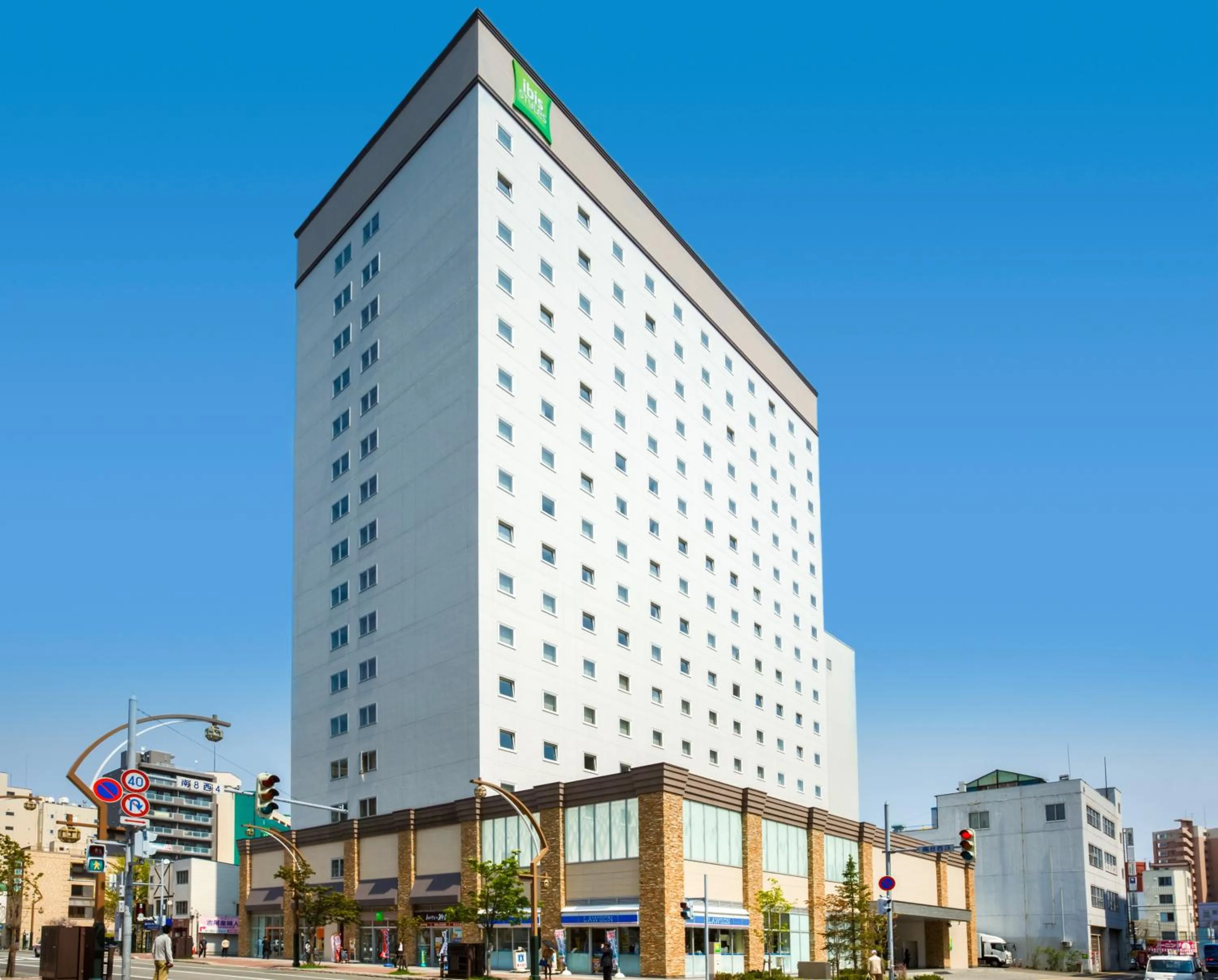 Facade/entrance in Ibis Styles Sapporo