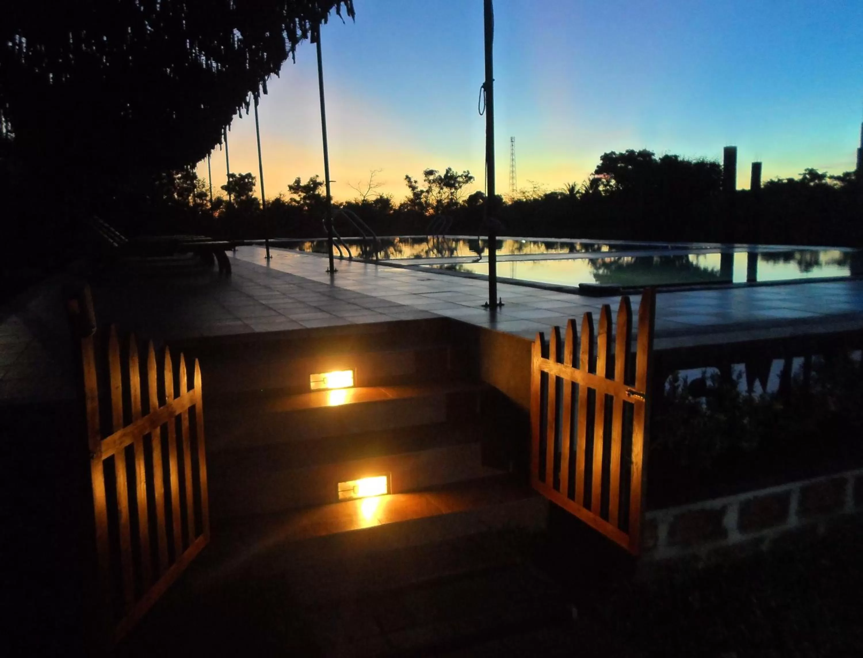 Pool view in Eco Hotel Black & White - Anuradhapura
