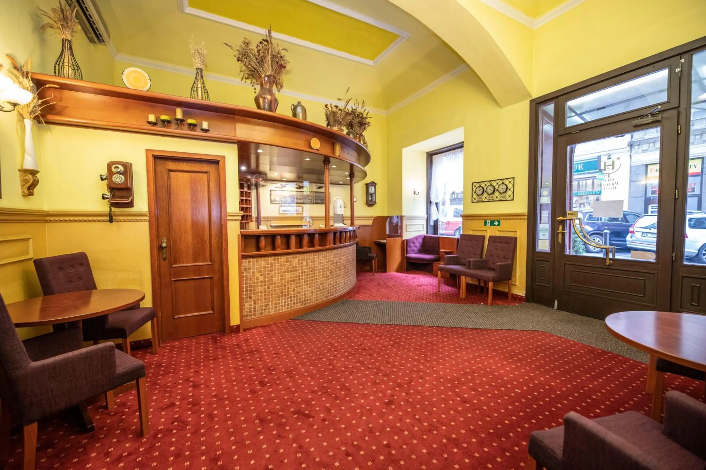 Lobby or reception in Old Prague Hotel