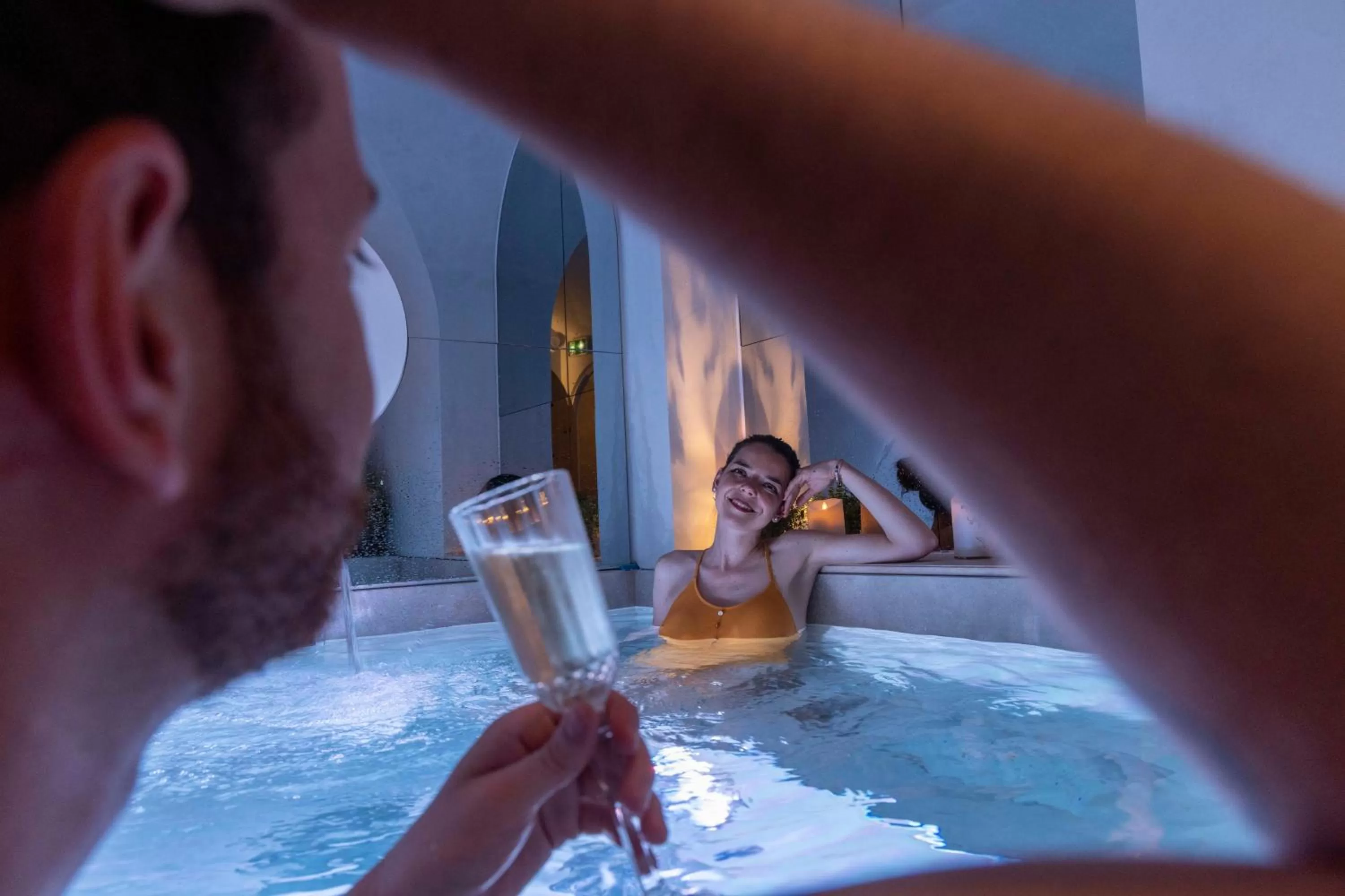 Spa and wellness centre/facilities in Hôtel Vinci Due & Spa