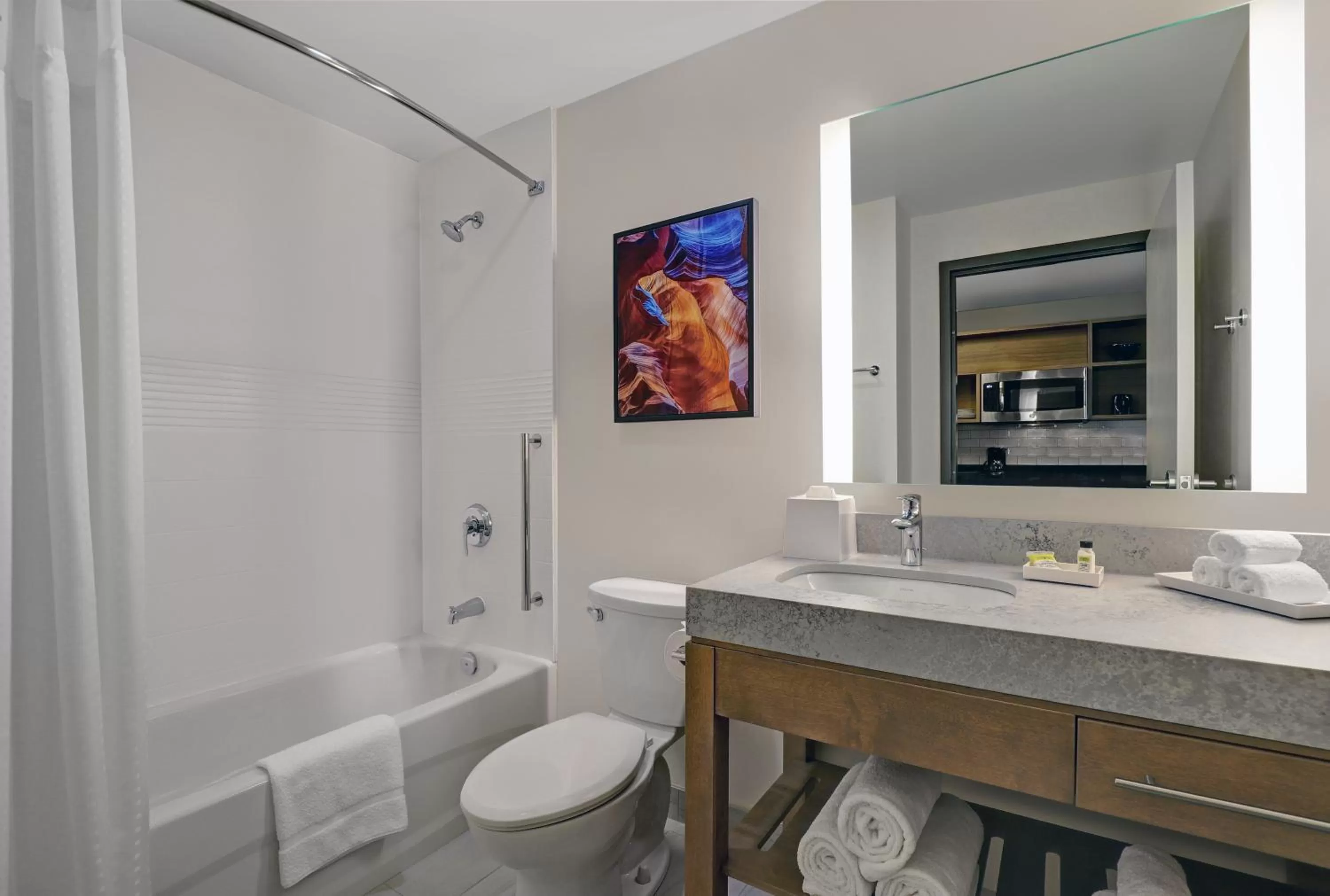 Bathroom in Candlewood Suites - Kingston West by IHG