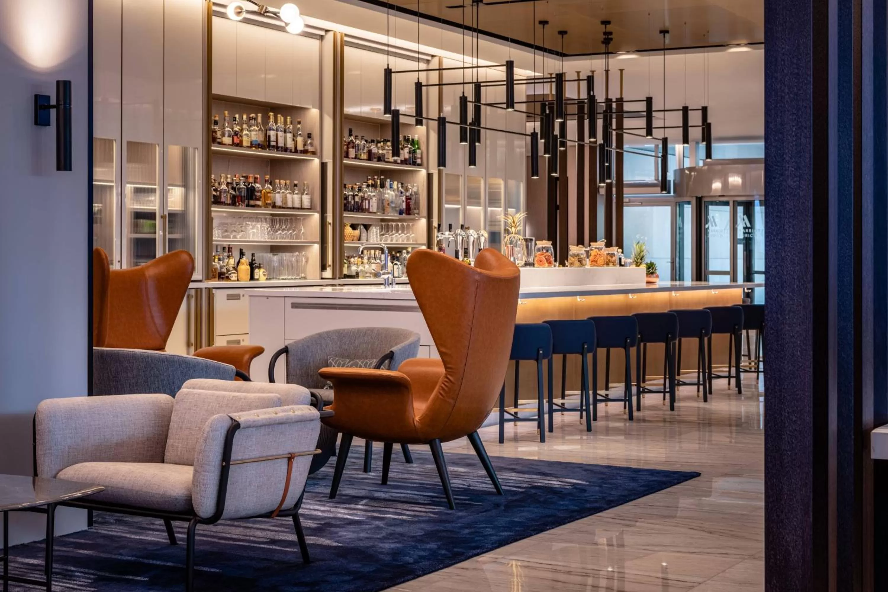 Lobby or reception in Zurich Marriott Hotel