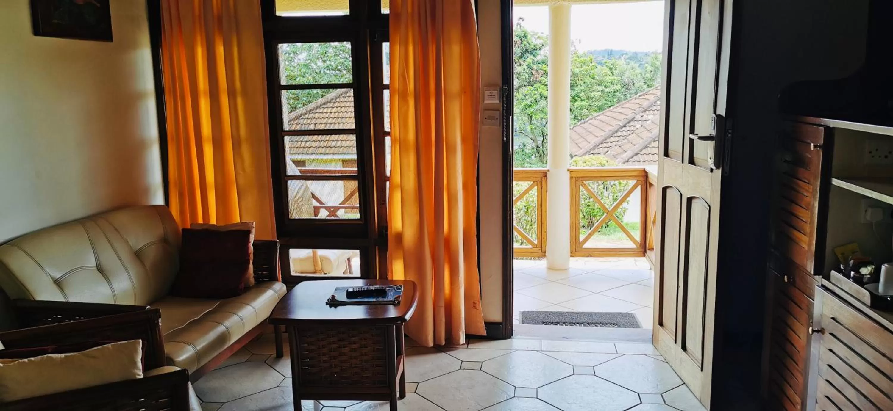 Seating area in Jinja Nile Resort