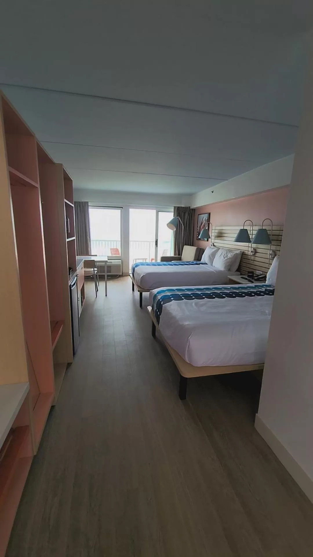 Two Queen Oceanfront with Balcony in Golden Sands Carolina Beach Oceanfront, Tapestry by Hilton