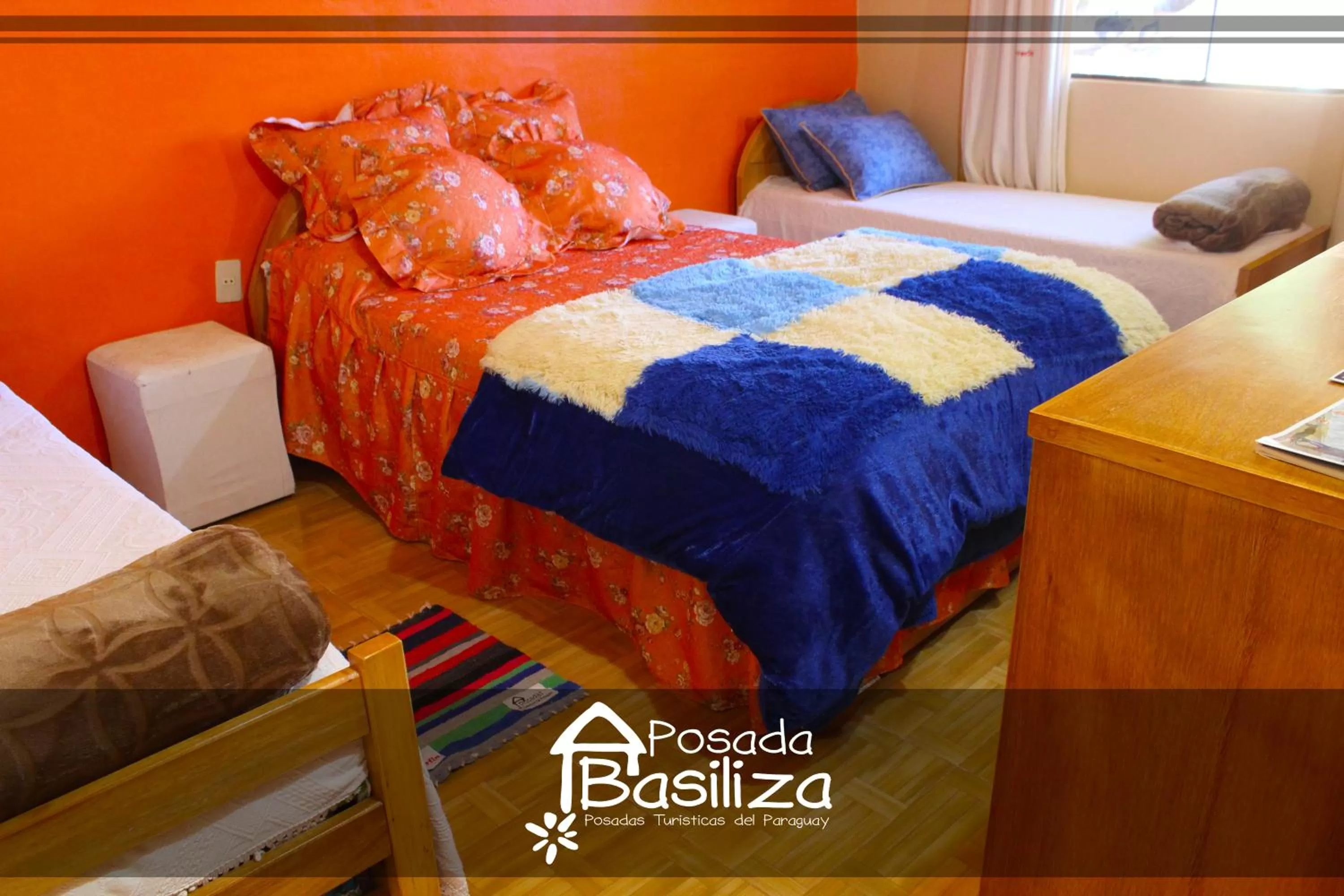 Bed in Posada Basiliza, Encarnación PY