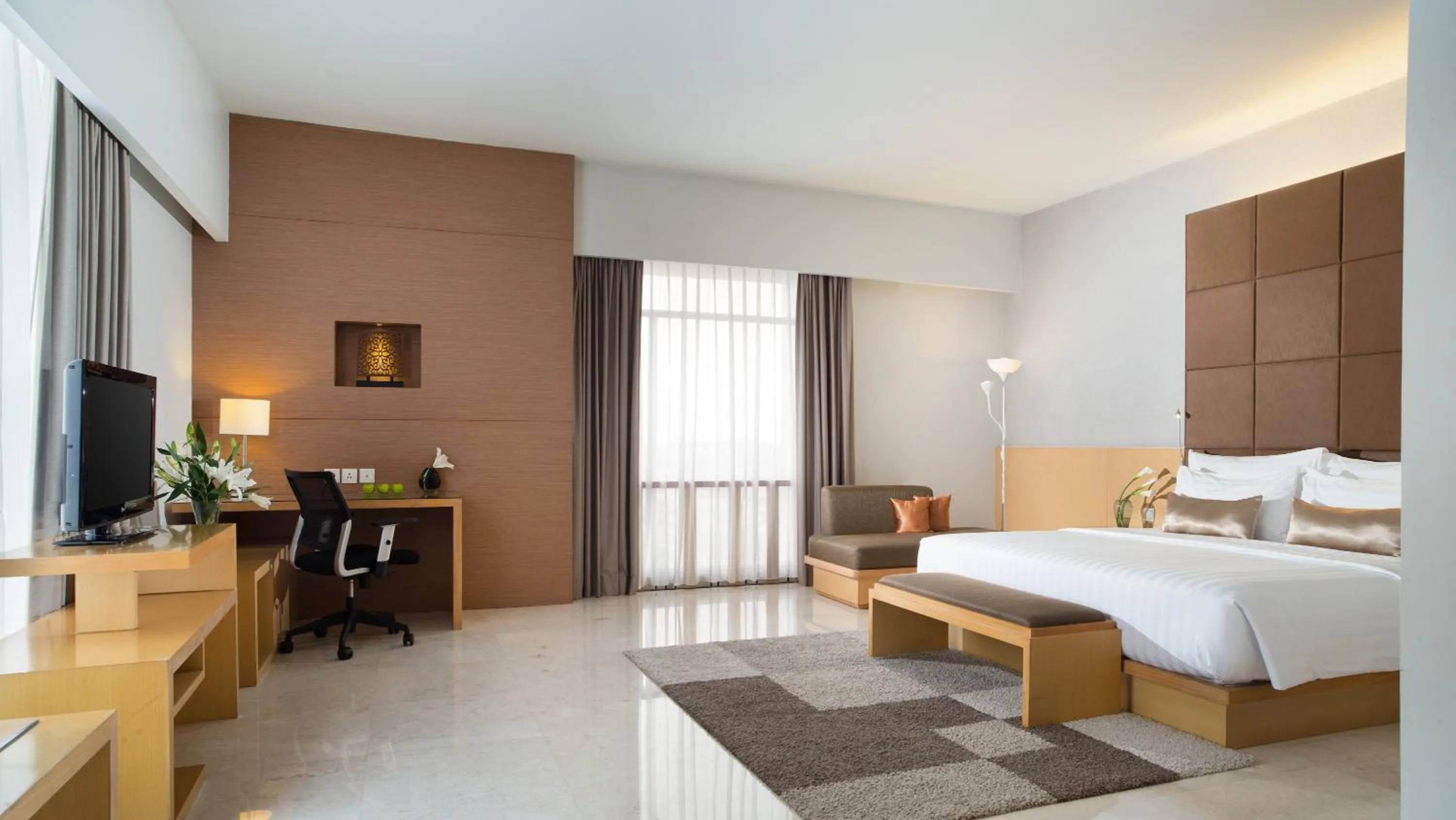 Photo of the whole room, Bed in Santika Premiere Dyandra Hotel & Convention - Medan