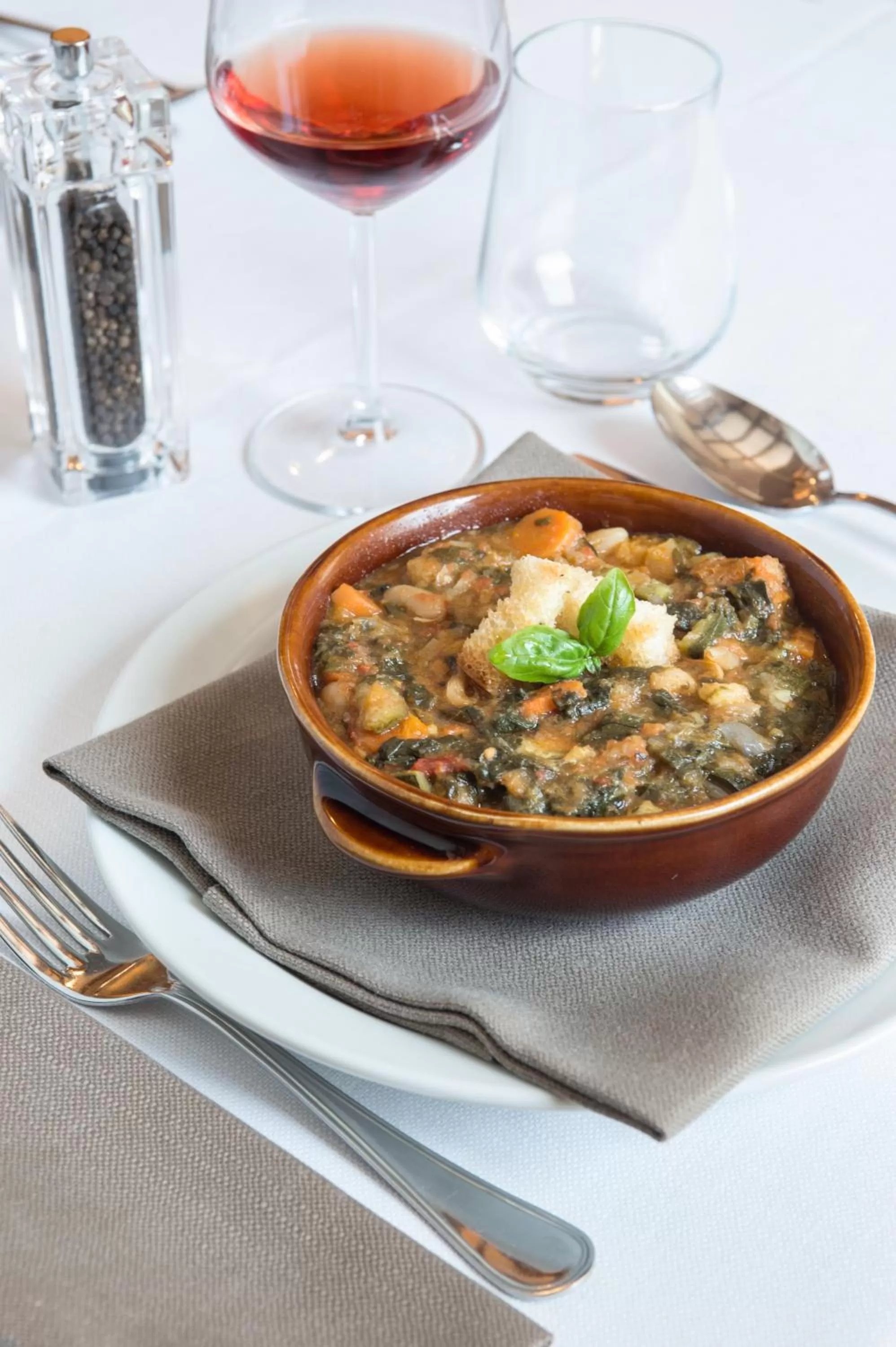 Food close-up in Hotel Athena