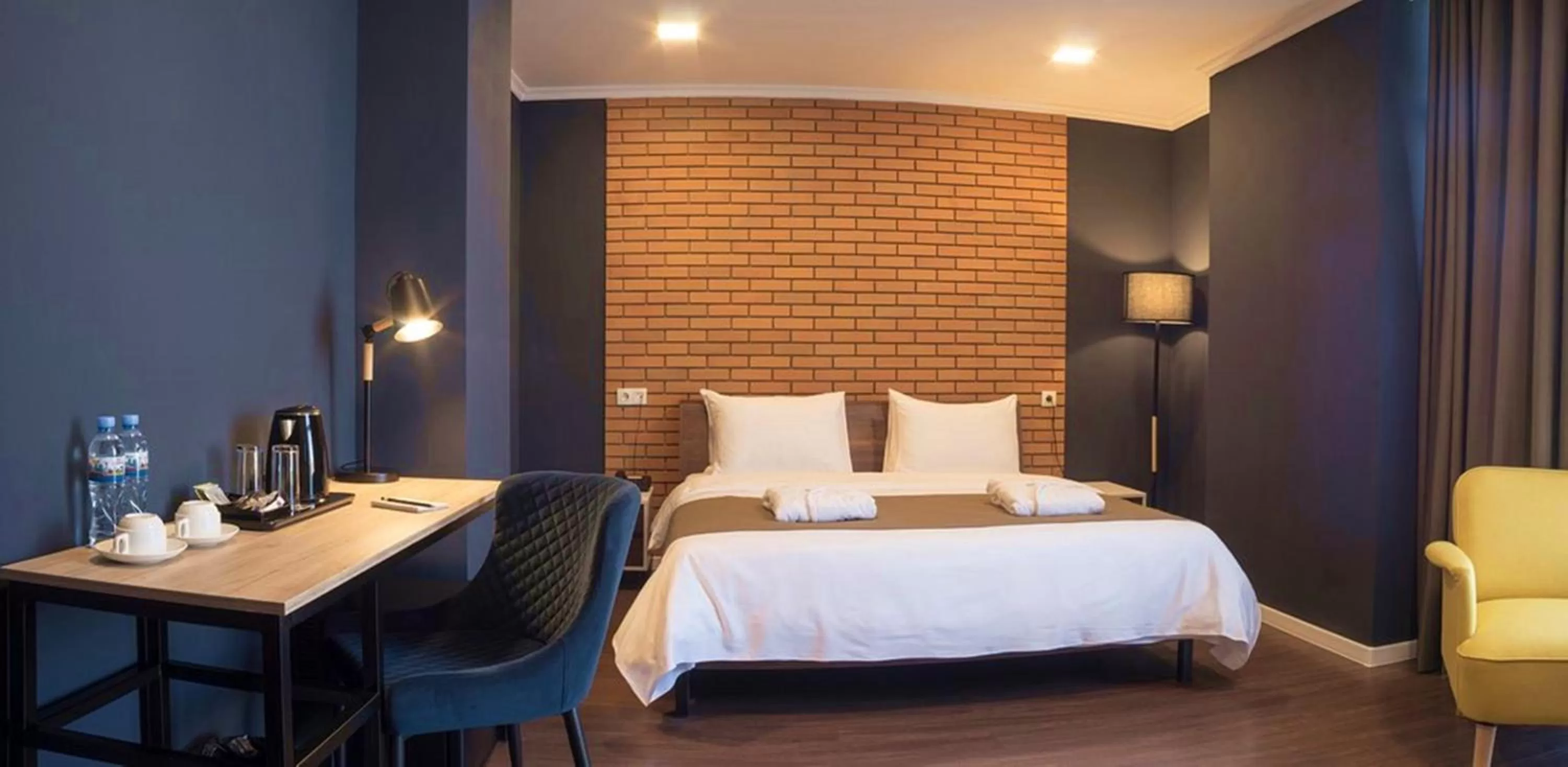 Bed in Bricks Hotel