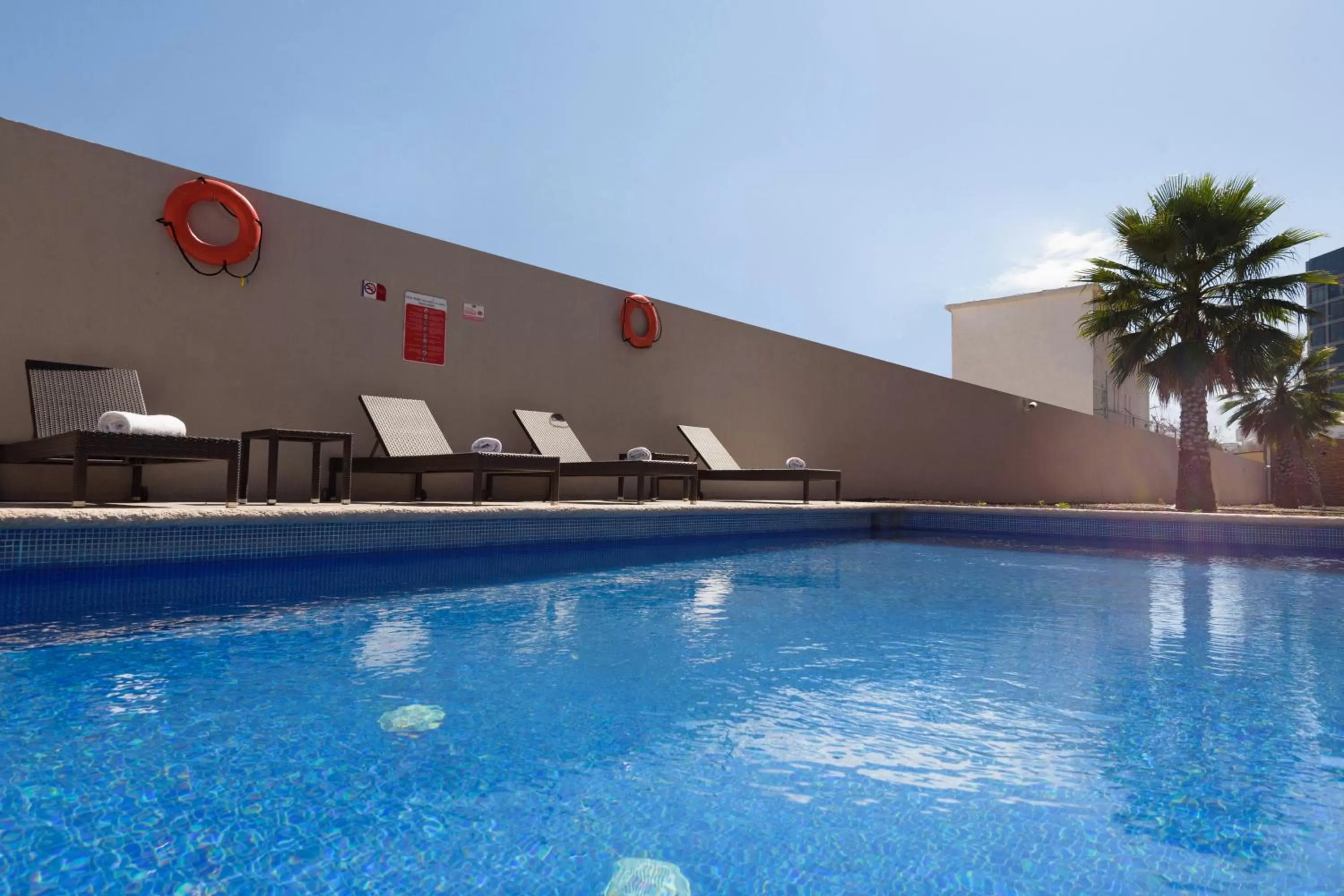 Pool view in Extended Suites Ciudad Juarez Consulado