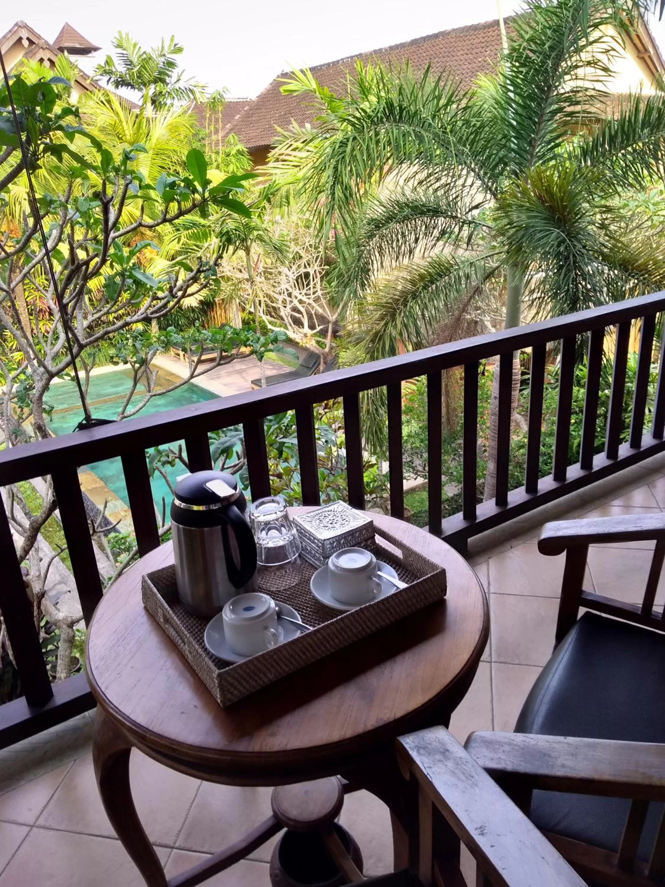 Balcony/Terrace in Ubud Lestari Bungalows