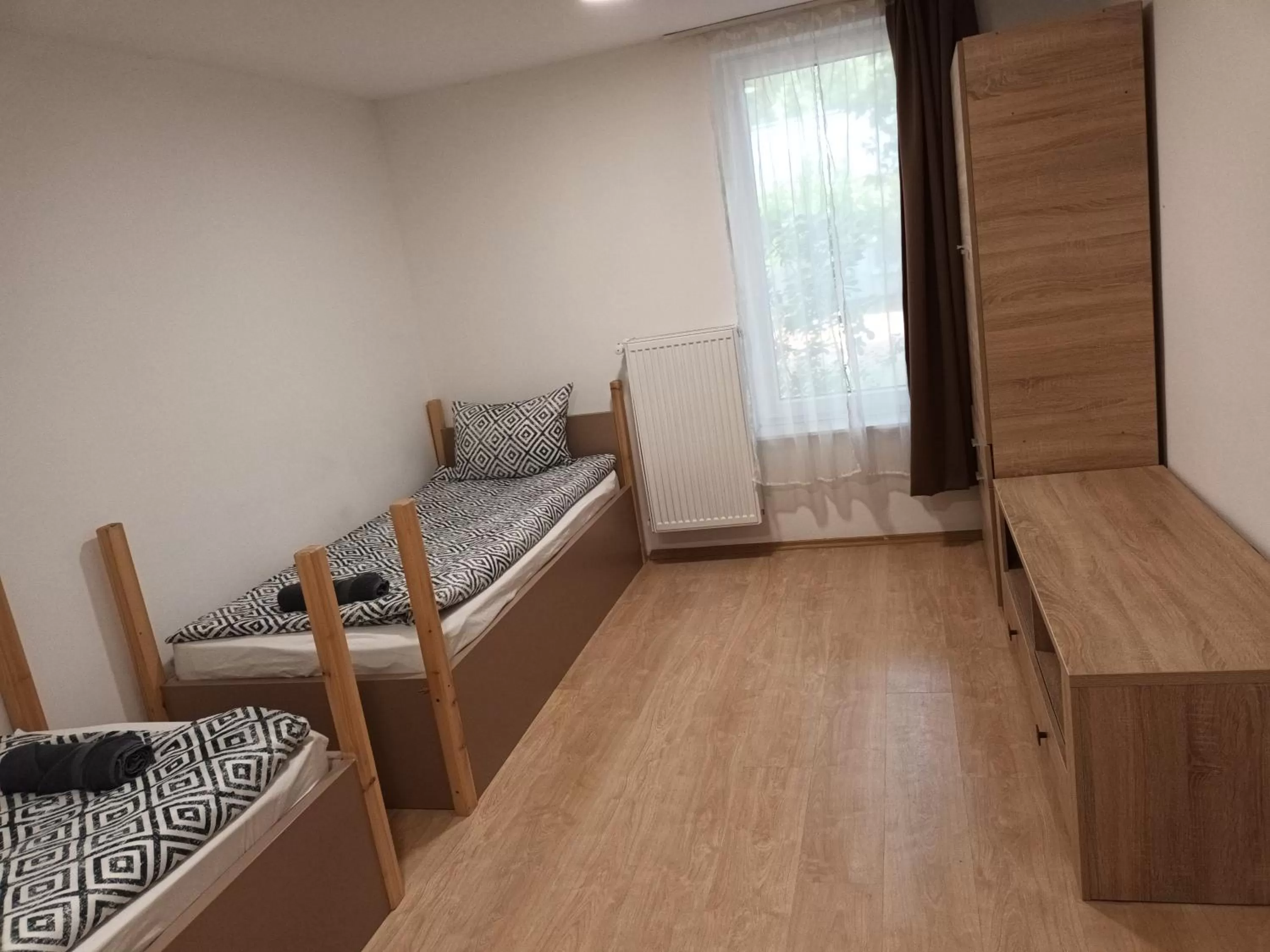 Bed in Tiszaliget Apartman és Szálló