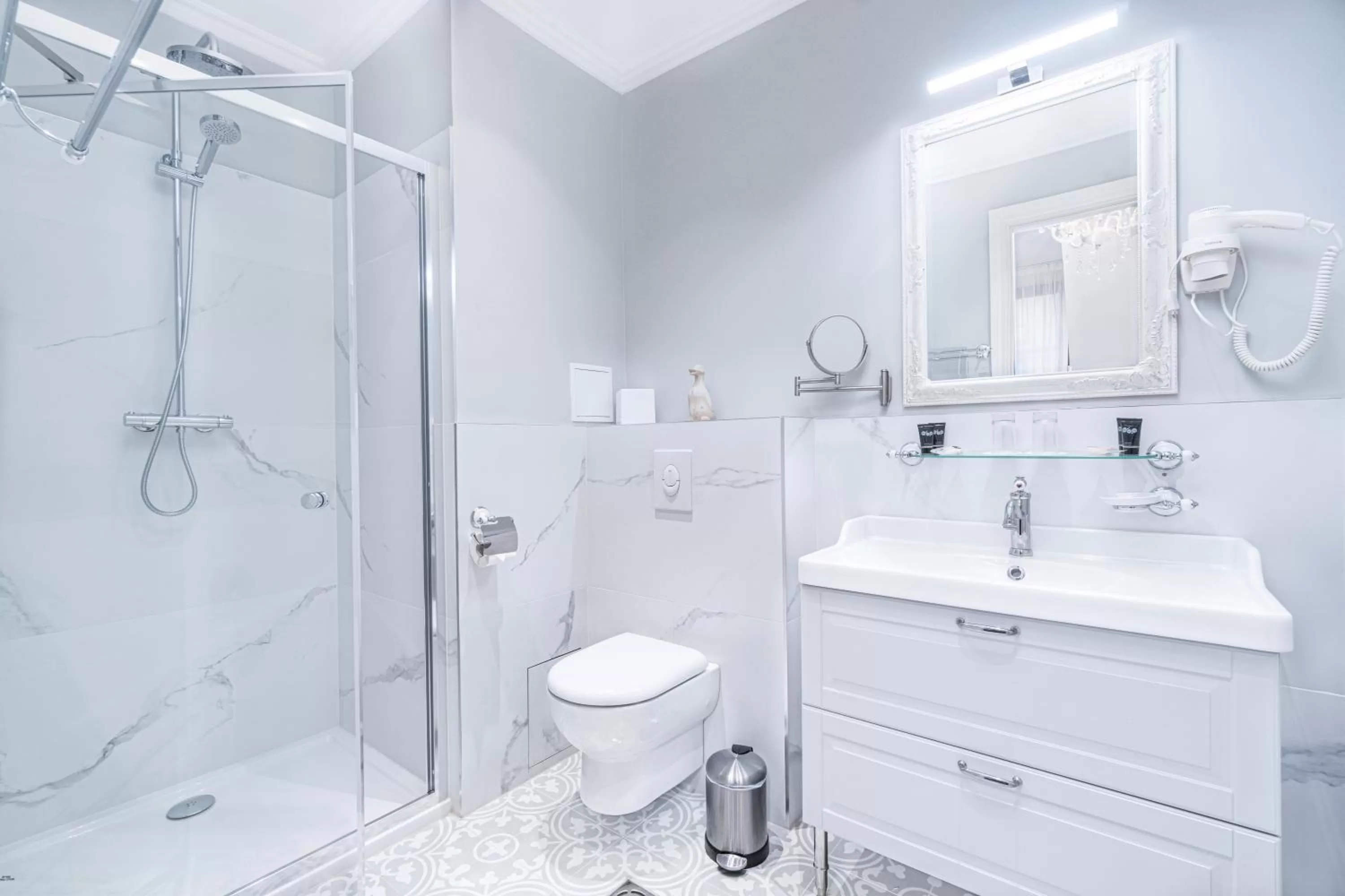 Shower in Forums Boutique Hotel