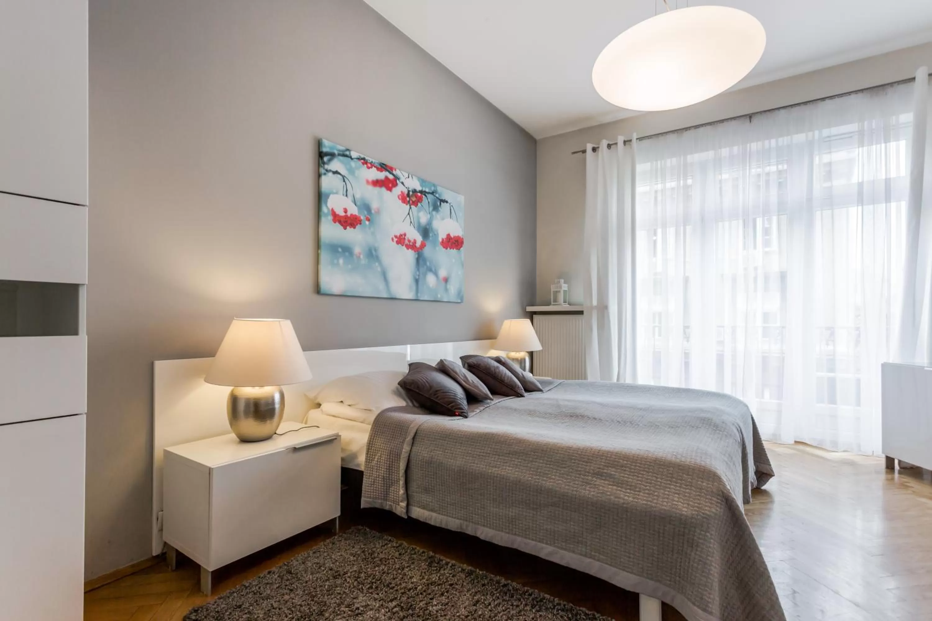 Bed in 4Seasons﻿ Apartments Cracow