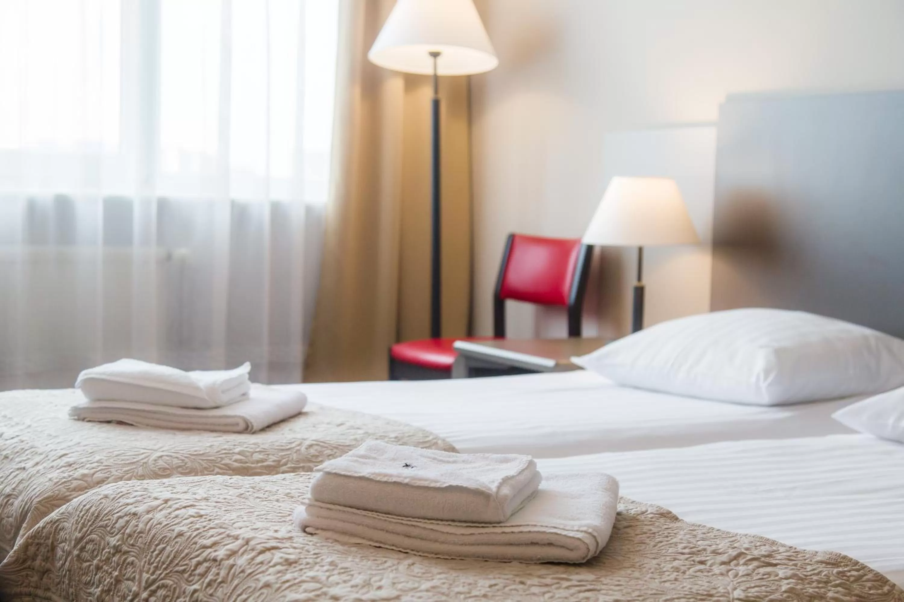 Bed in Hotel New Skanpol