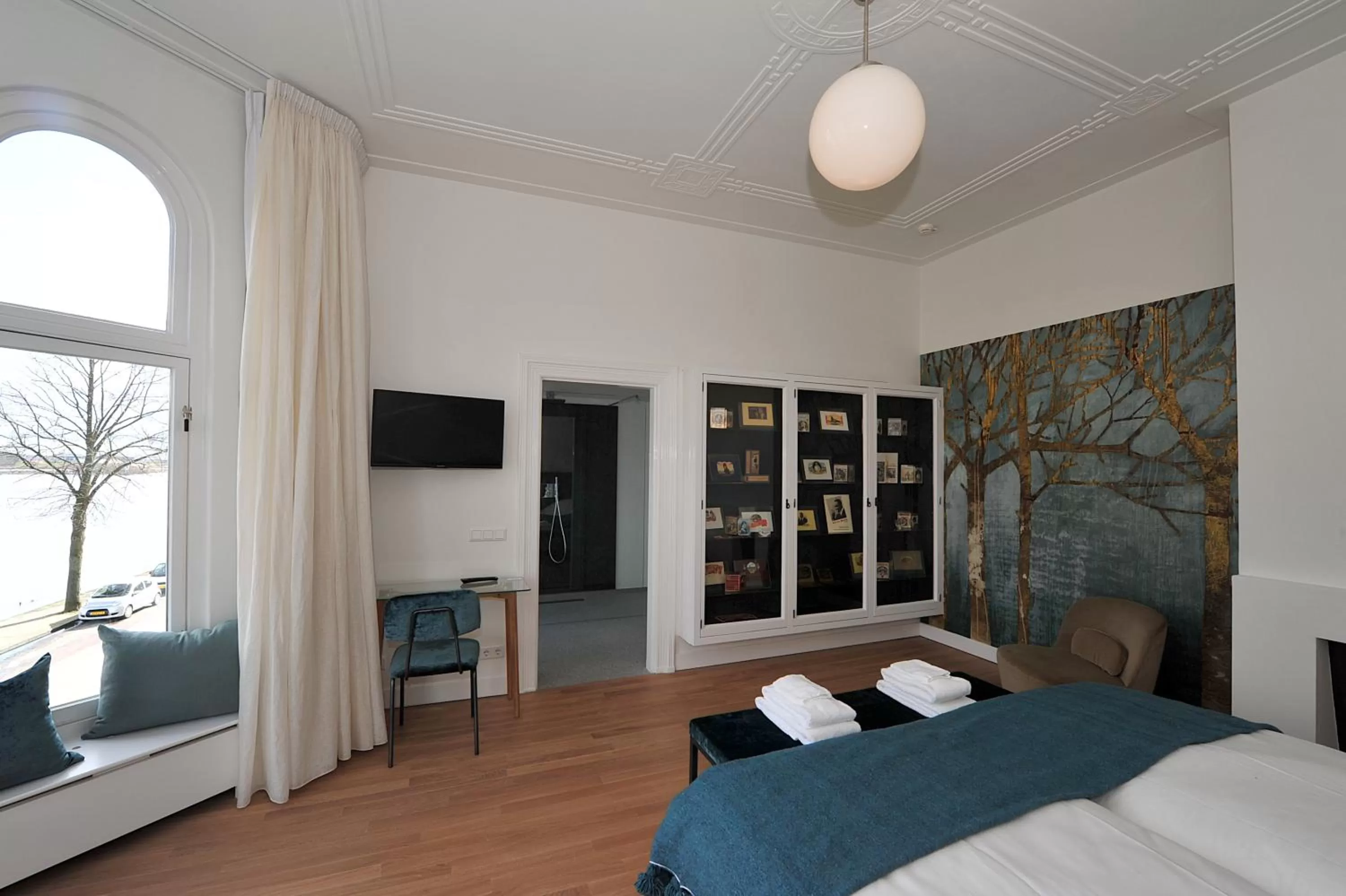 Bed in Boetiek Hotel Kampen