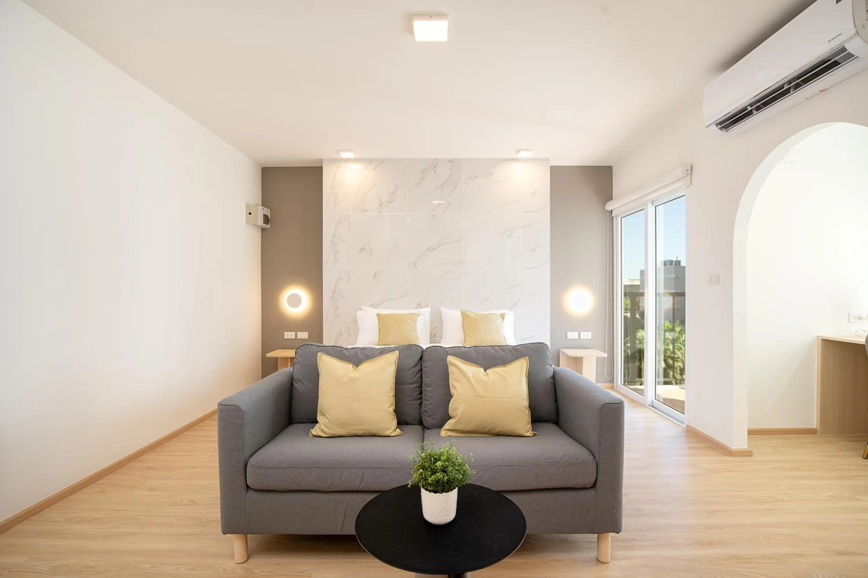 Seating area in Diya Hotel Bangkok