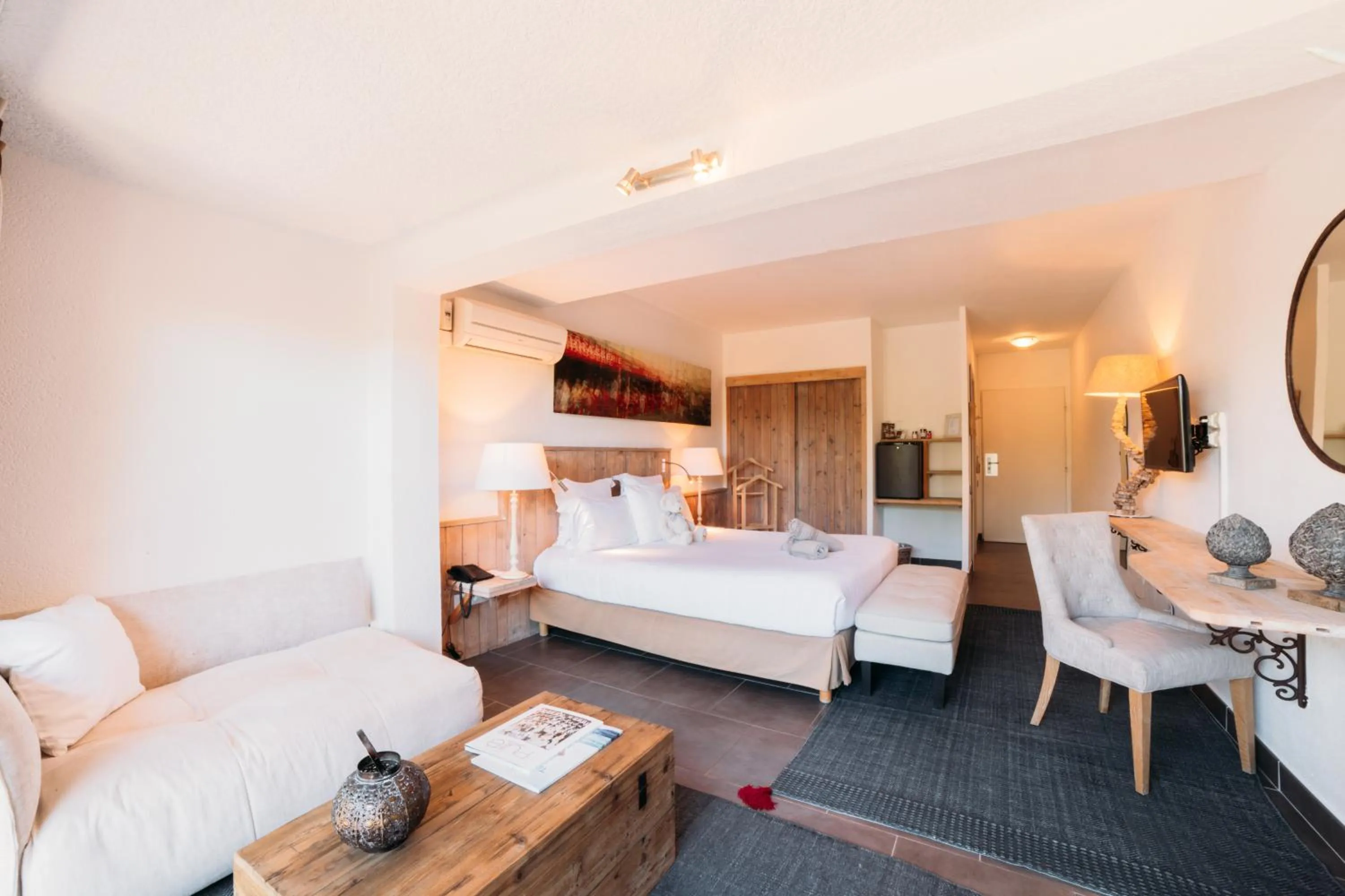 Bed in Hôtel Font Mourier