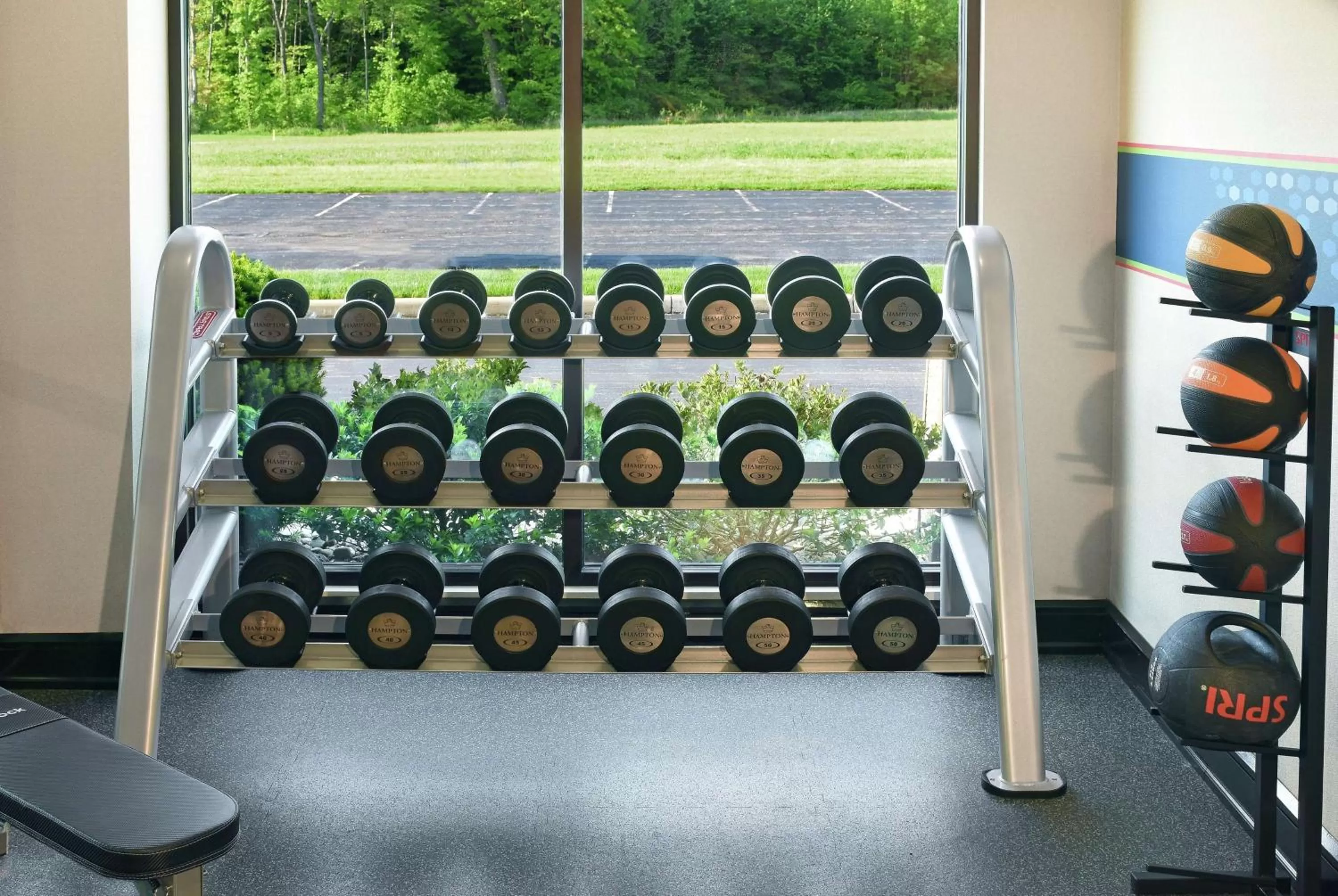 Fitness centre/facilities in Hampton Inn & Suites Youngstown-Canfield