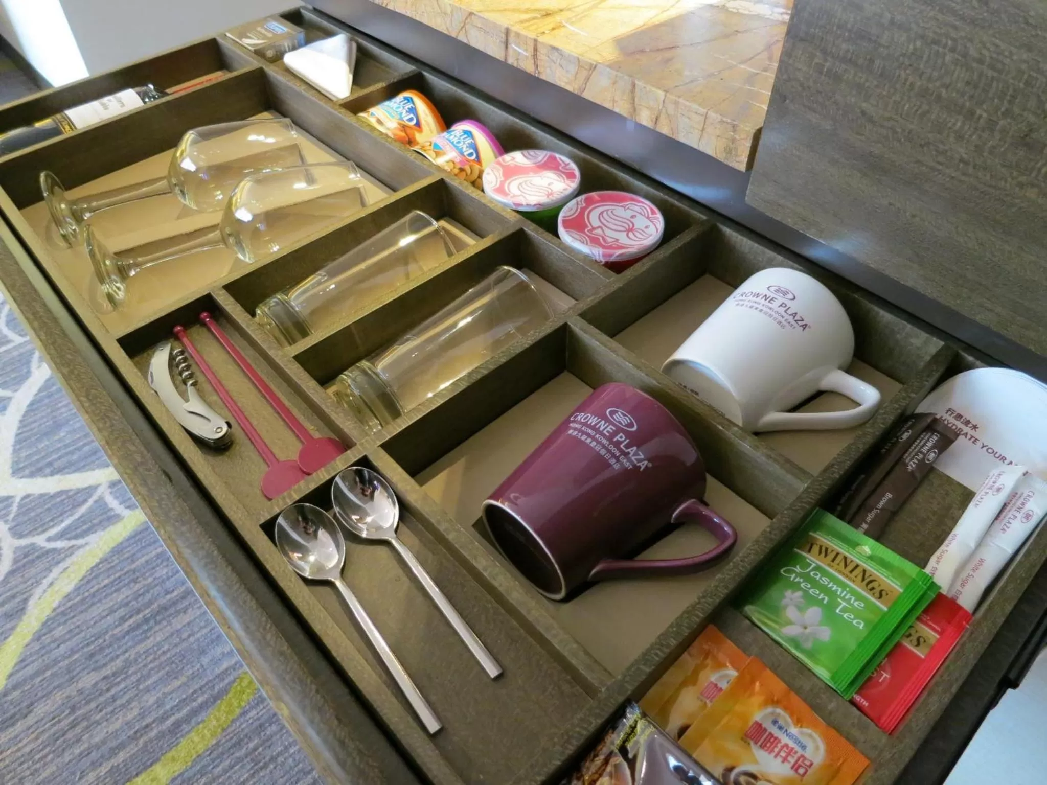 Decorative detail in Crowne Plaza Hong Kong Kowloon East by IHG