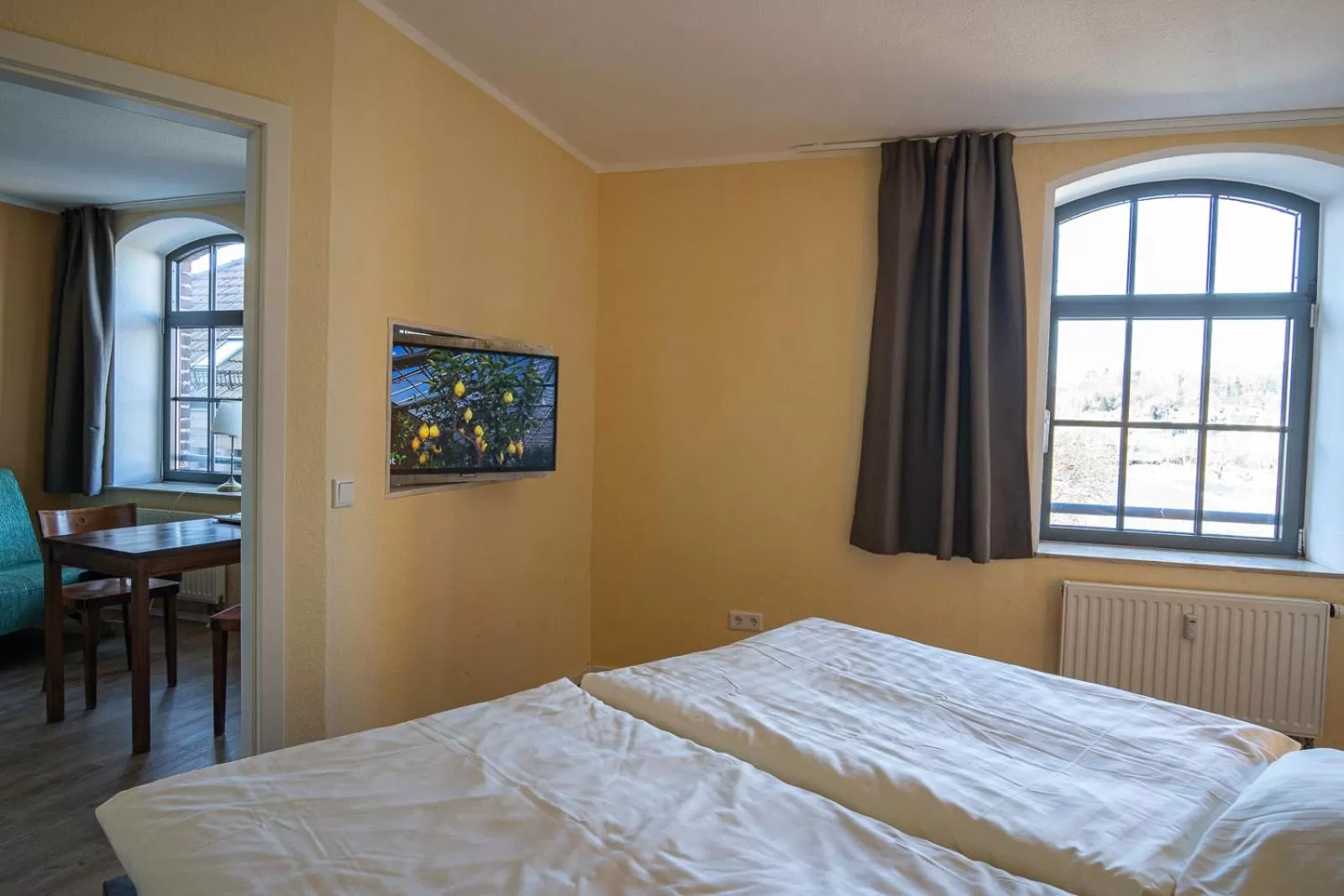 Bed in Hotel Birschel-Mühle