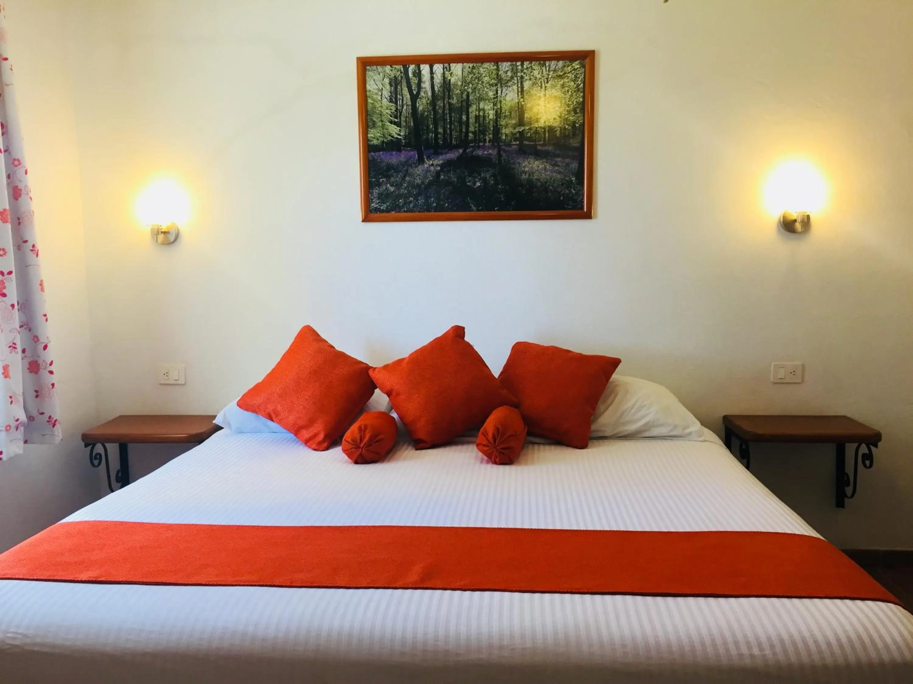 Bed in Hotel RV Park San Ramón