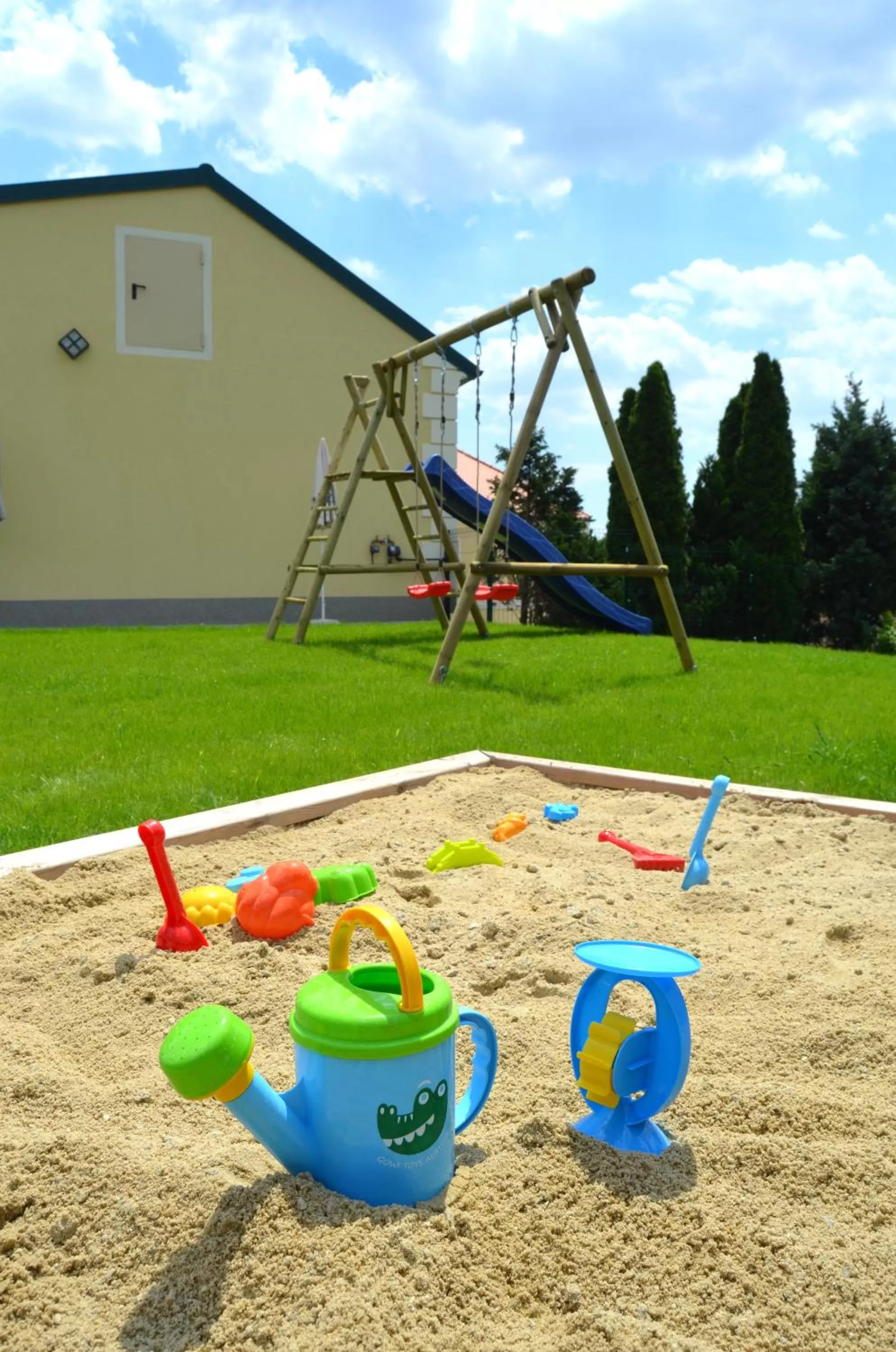 Children play ground, Children's Play Area in Pension zum Strell