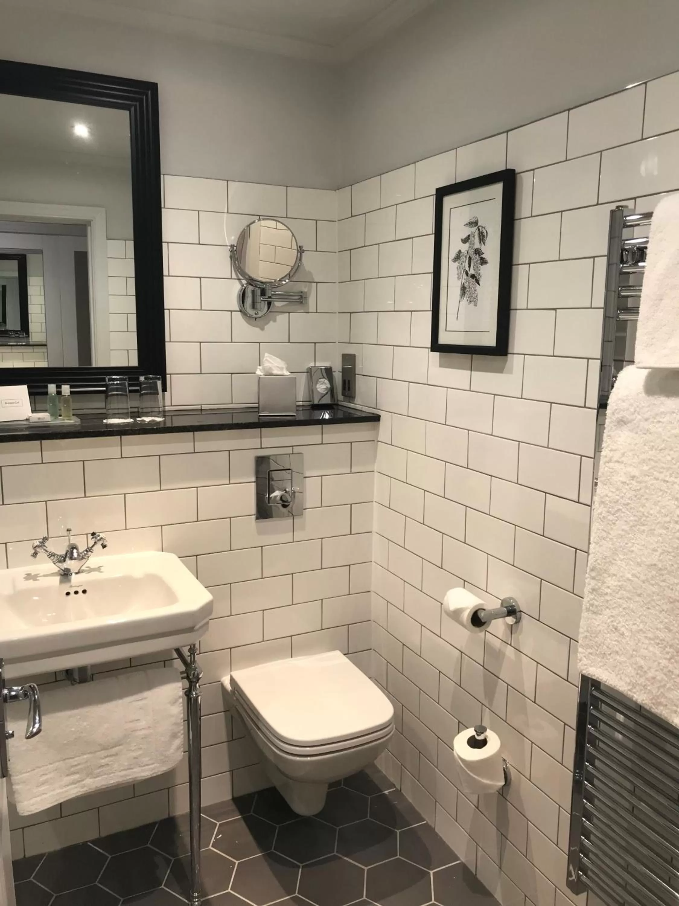 Bathroom in Redworth Hall Hotel- Part of the Cairn Collection
