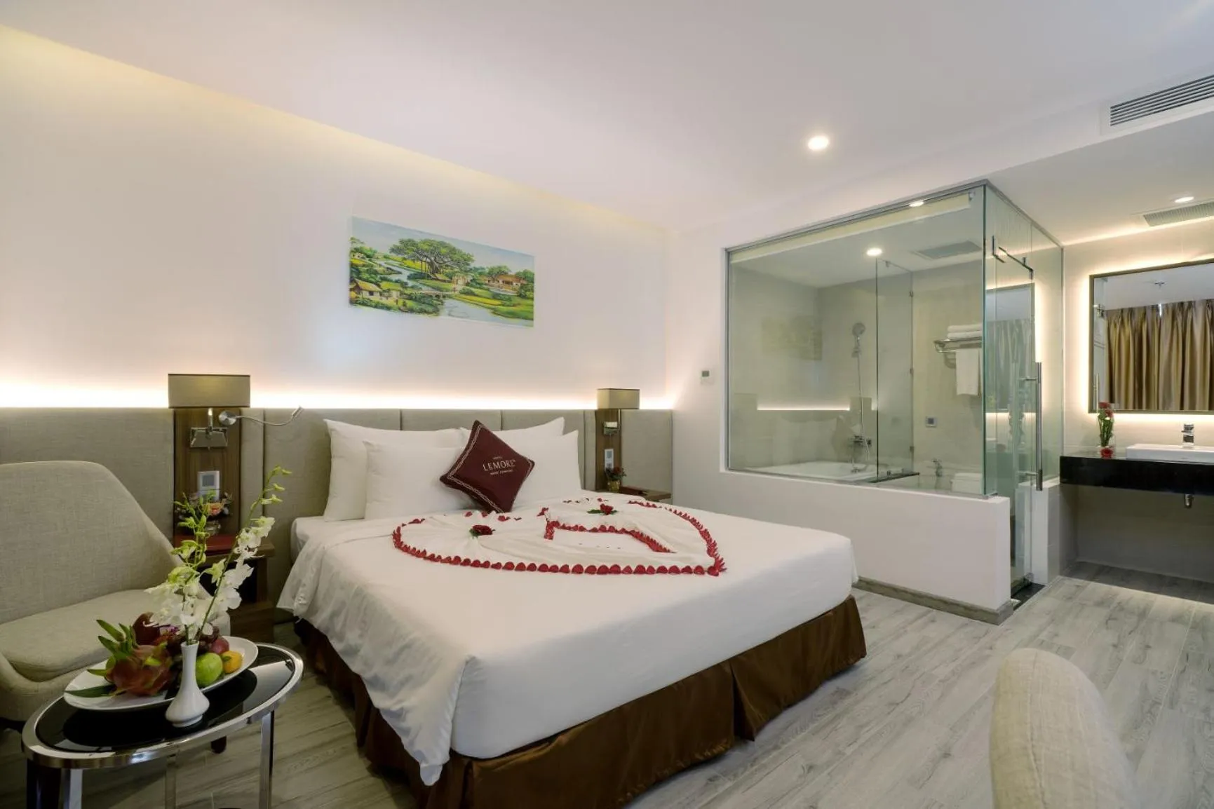 Bed in LeMore Hotel Nha Trang