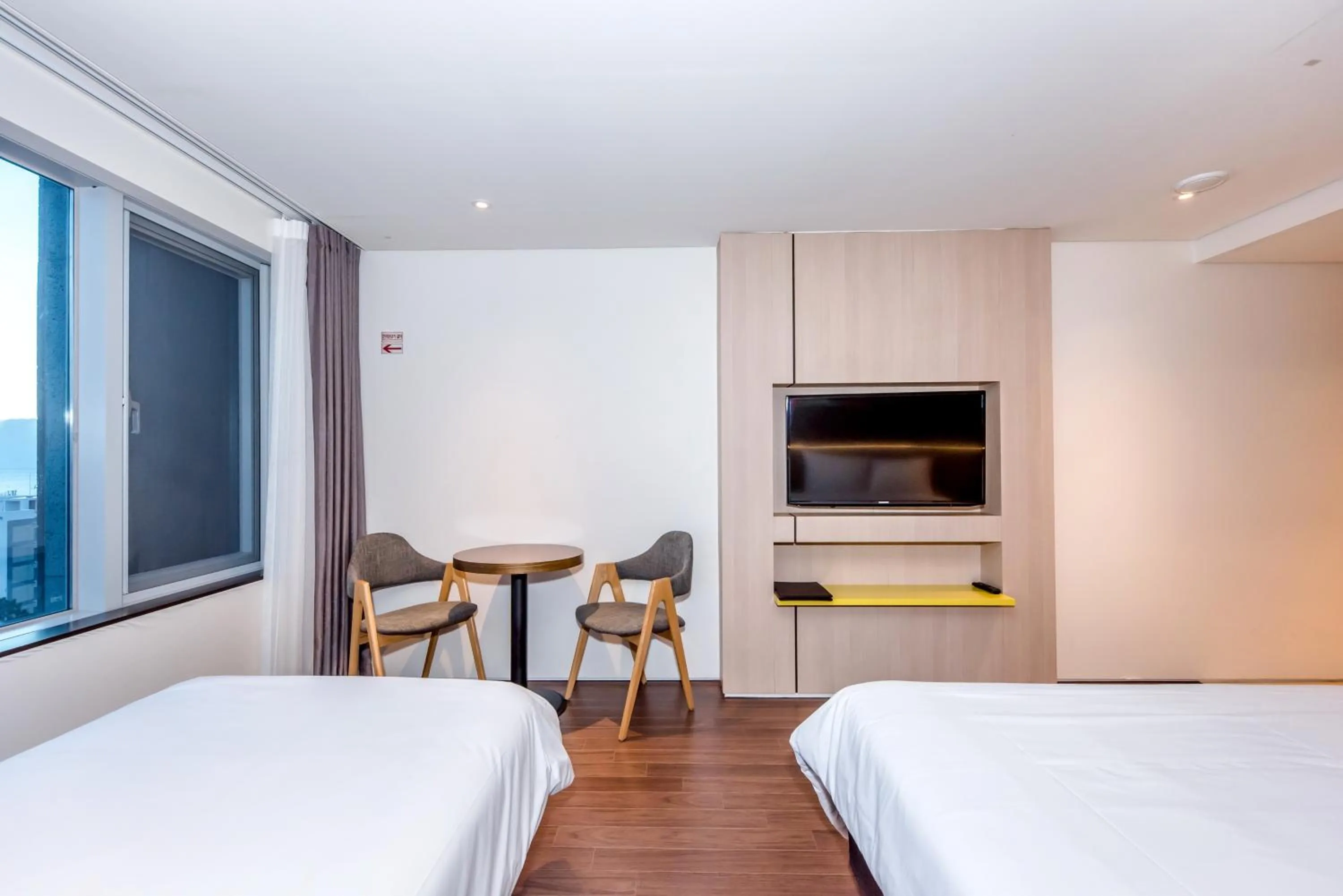 TV and multimedia, Bed in The First70 Hotel