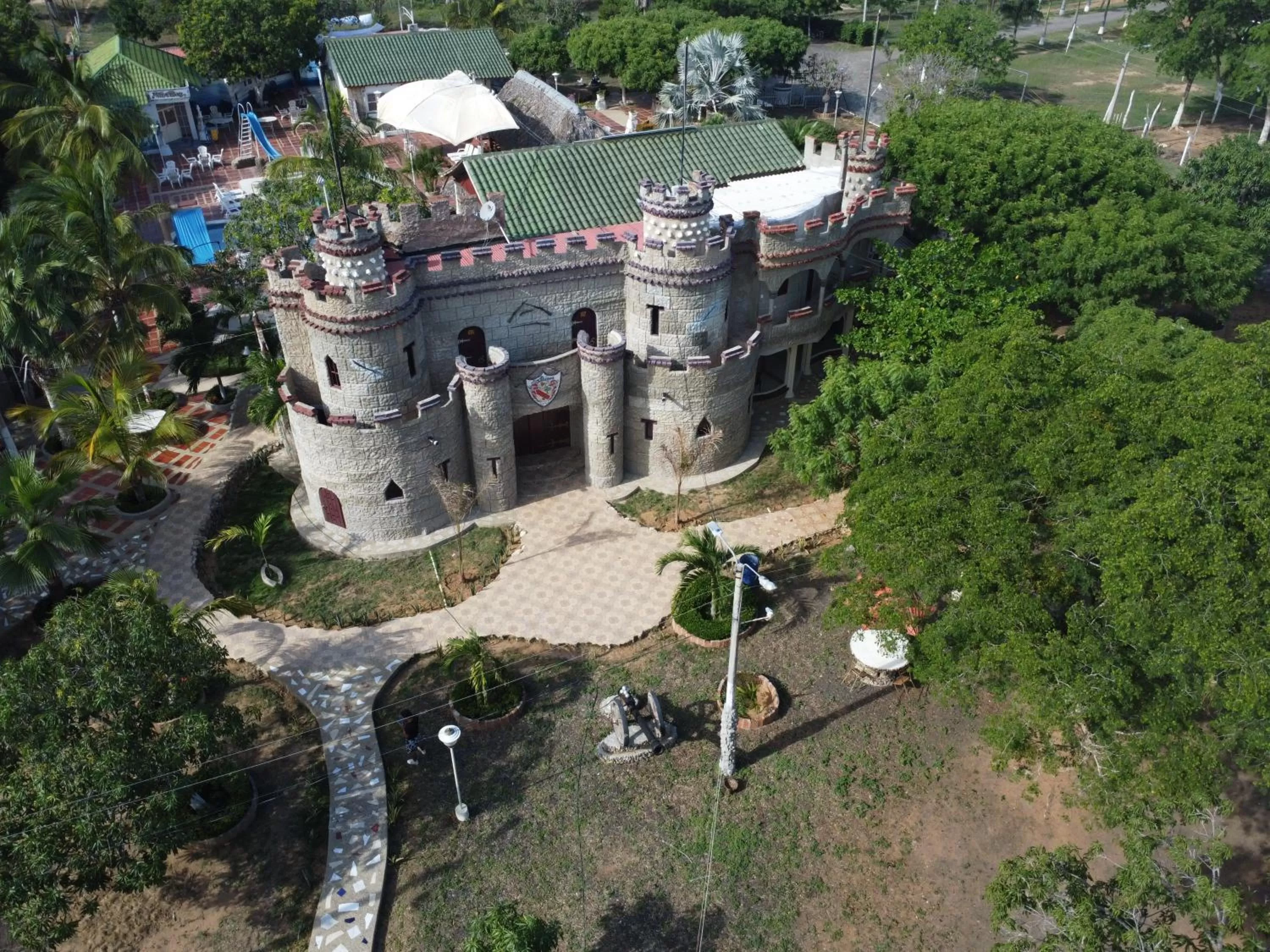 Property building, Bird's-eye View in Eco-Hotel Villa Elina