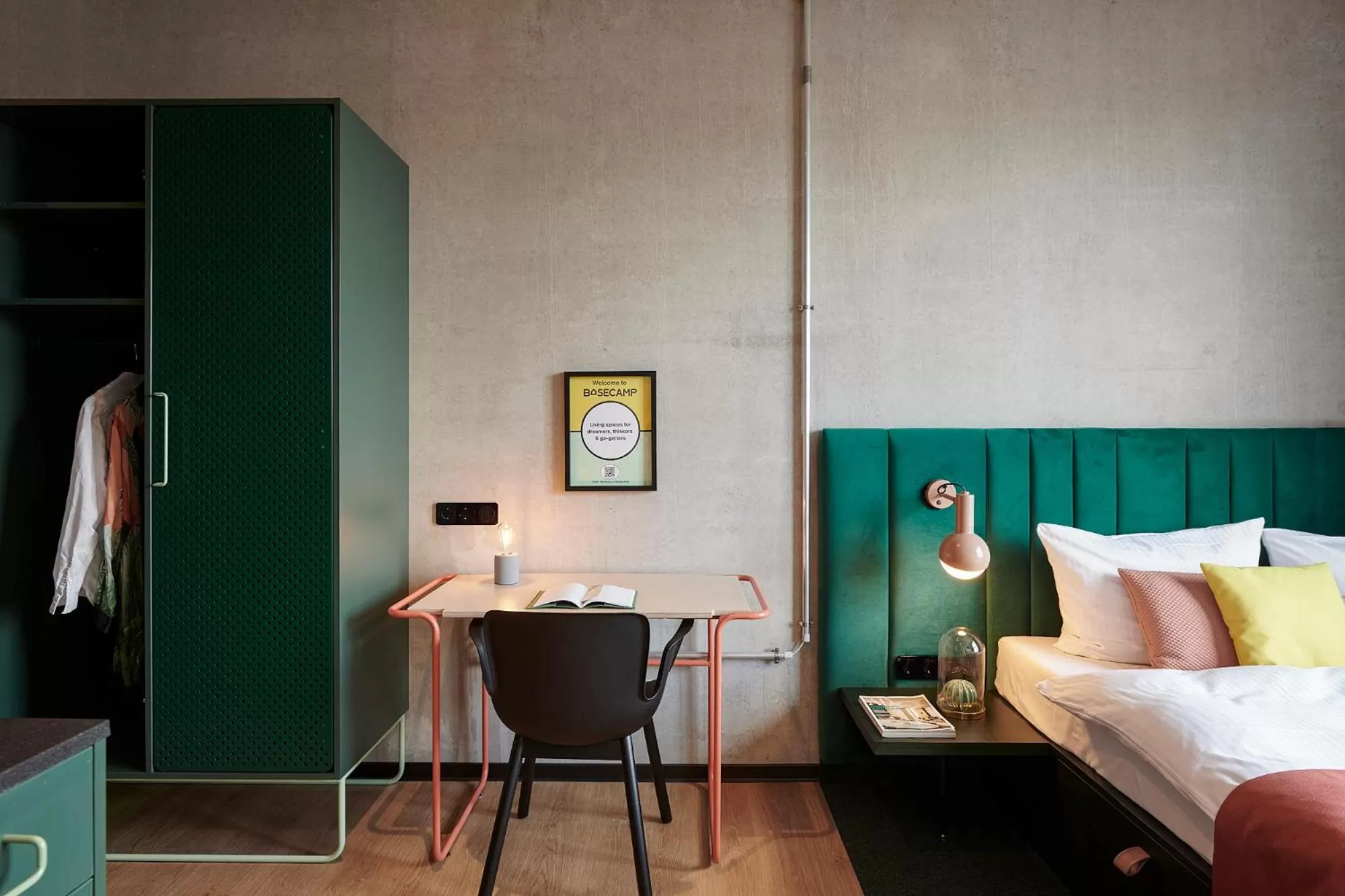 Bed in Basecamp Hotel Dortmund