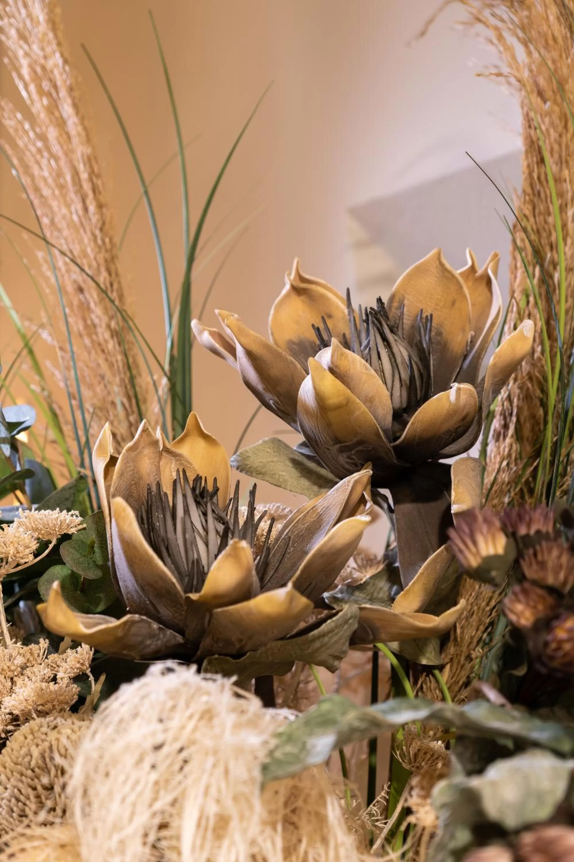 Decorative detail in Tau House