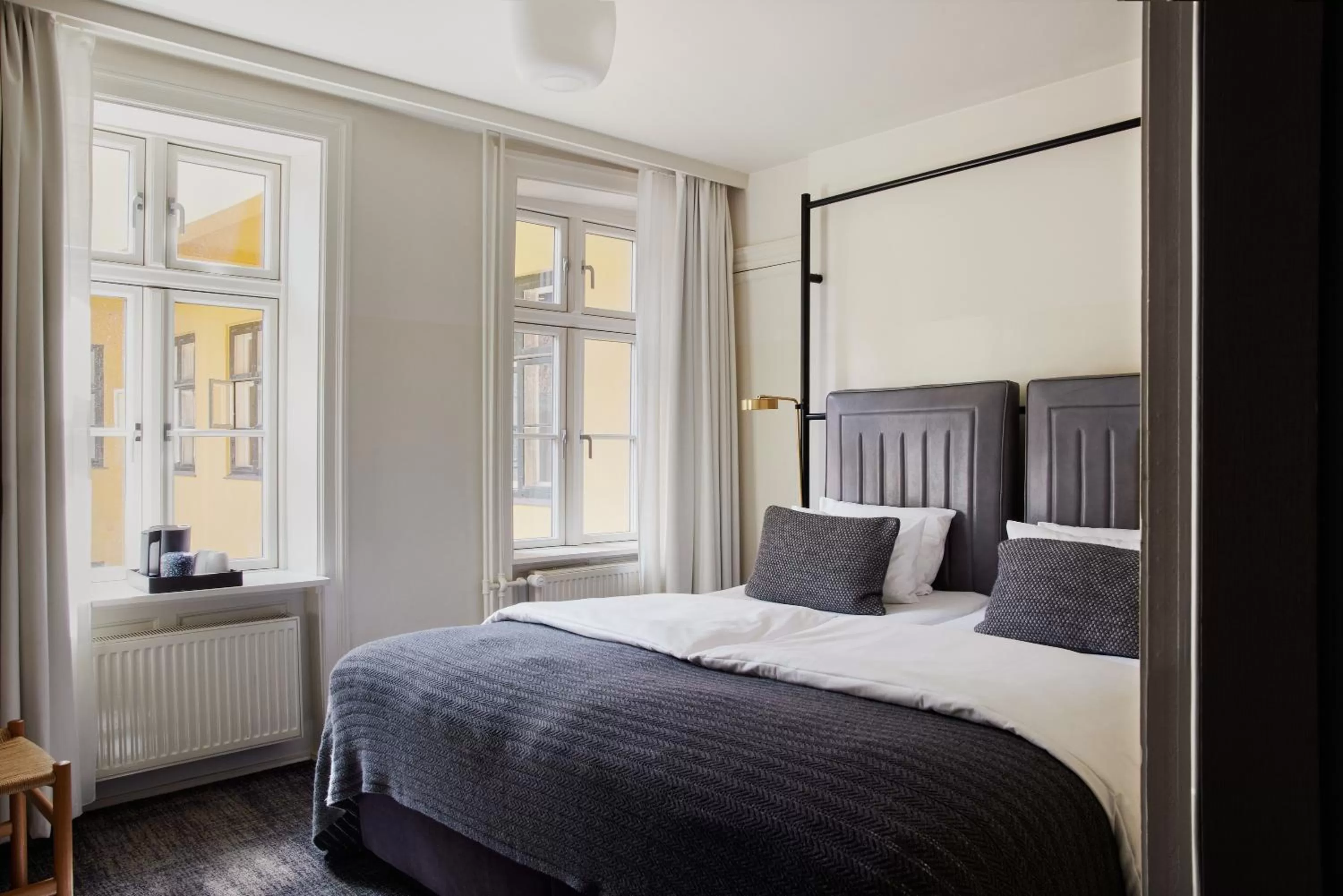 Bed in Hotel Danmark