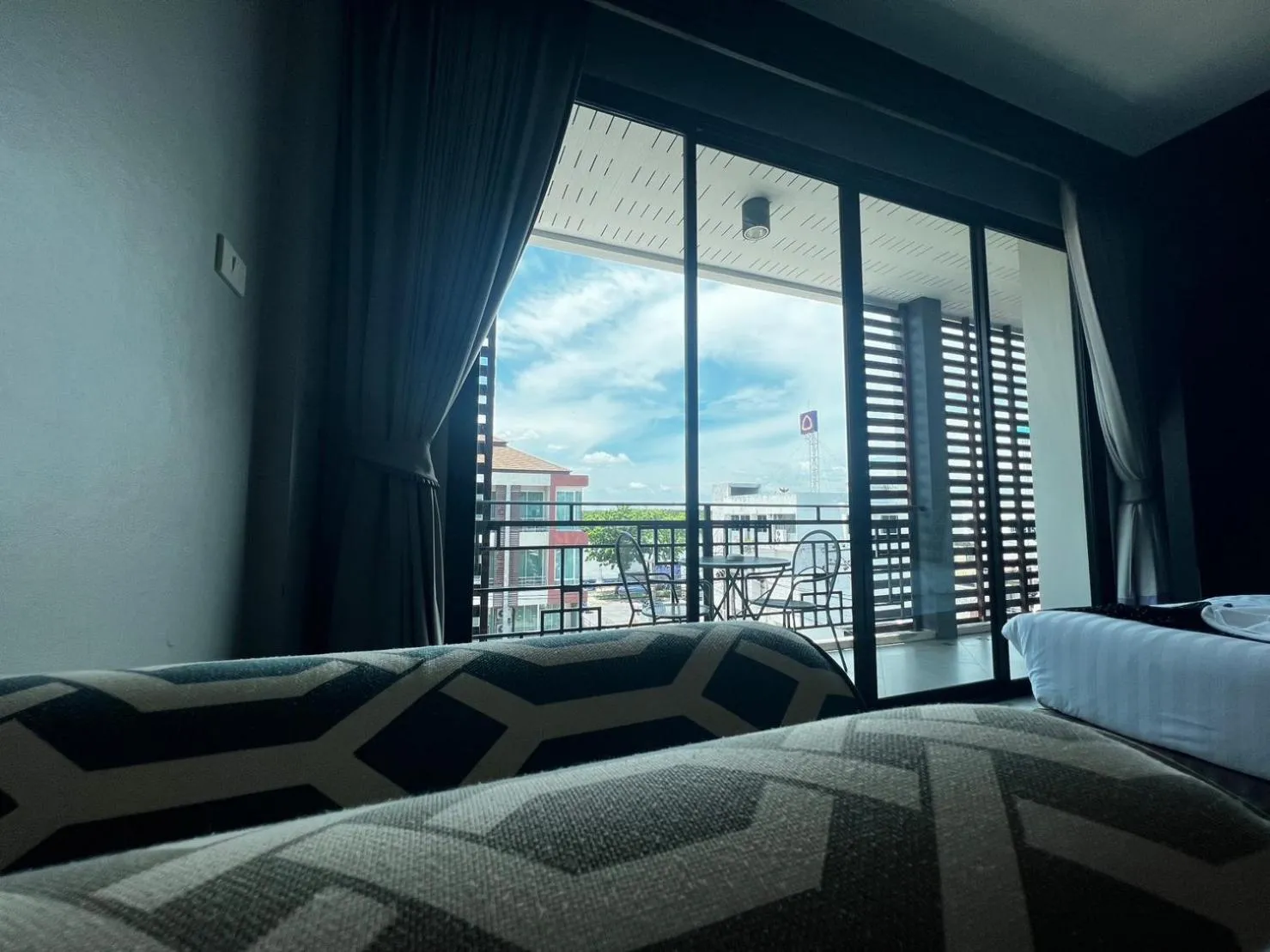 View (from property/room), Bed in Srisawara Casa Hotel