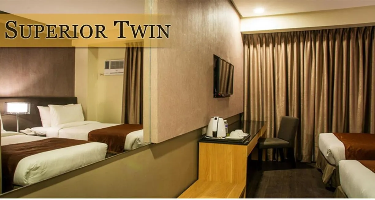 Bed in GT Hotel Iloilo